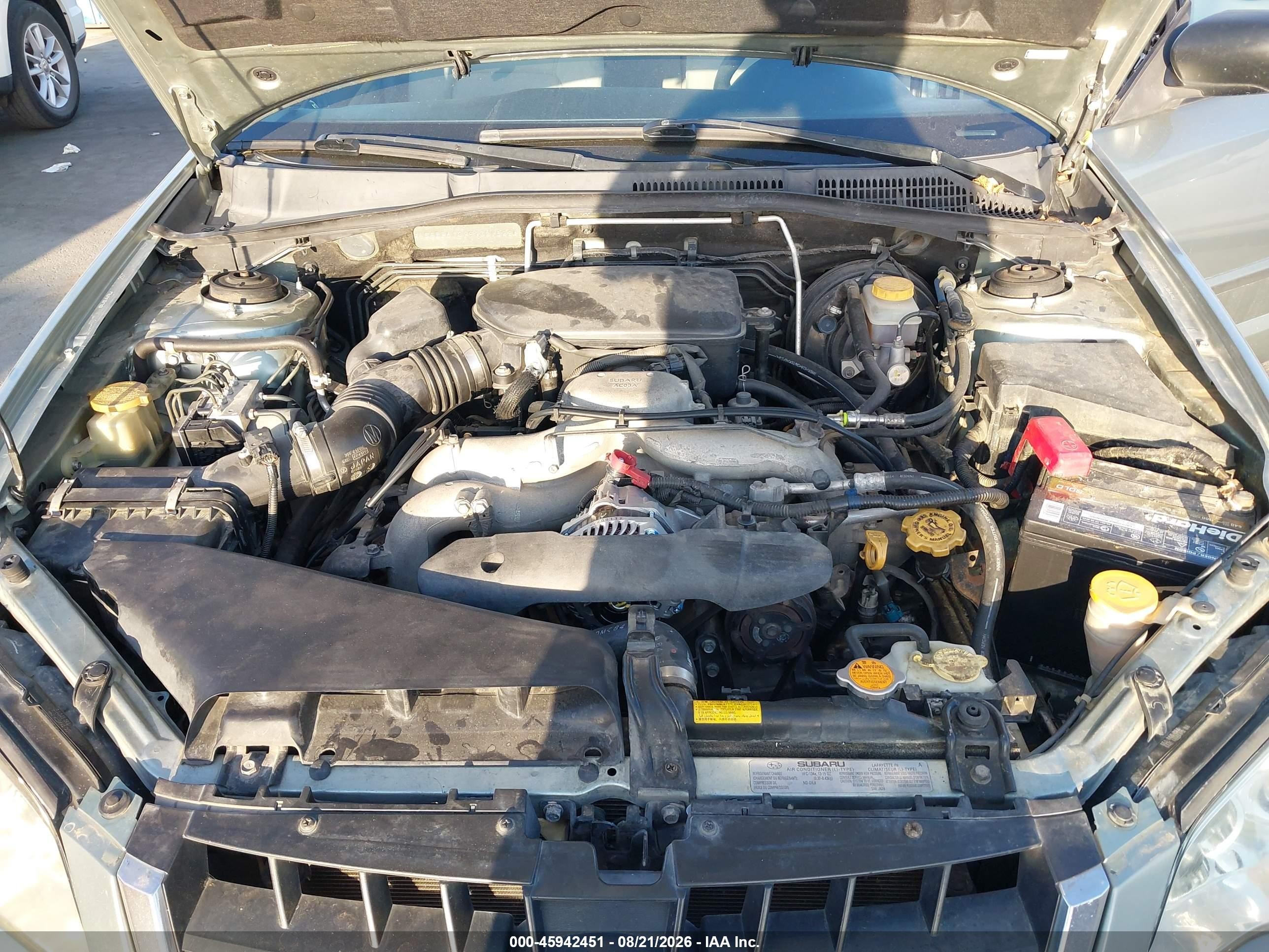 2009 Subaru Outback 2.5i Light Blue vin: 4S4BP61C197321822