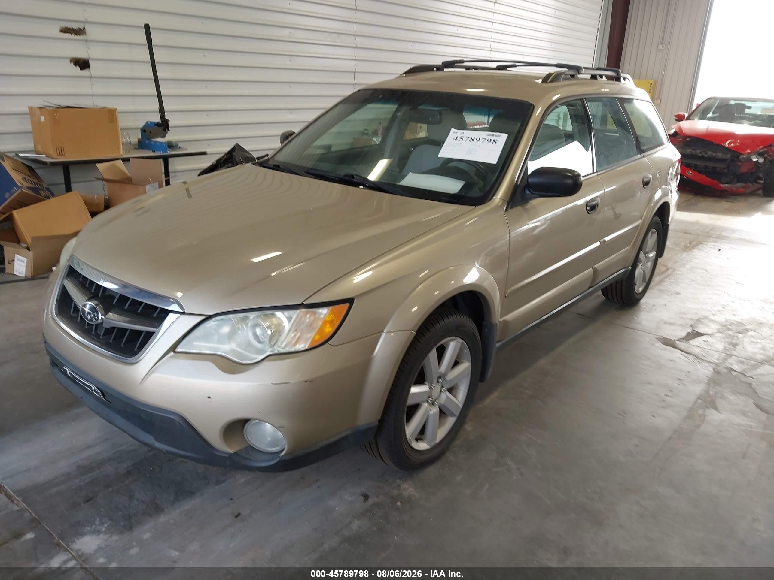 2009 Subaru Outback 2.5i Золотой vin: 4S4BP61C197347630