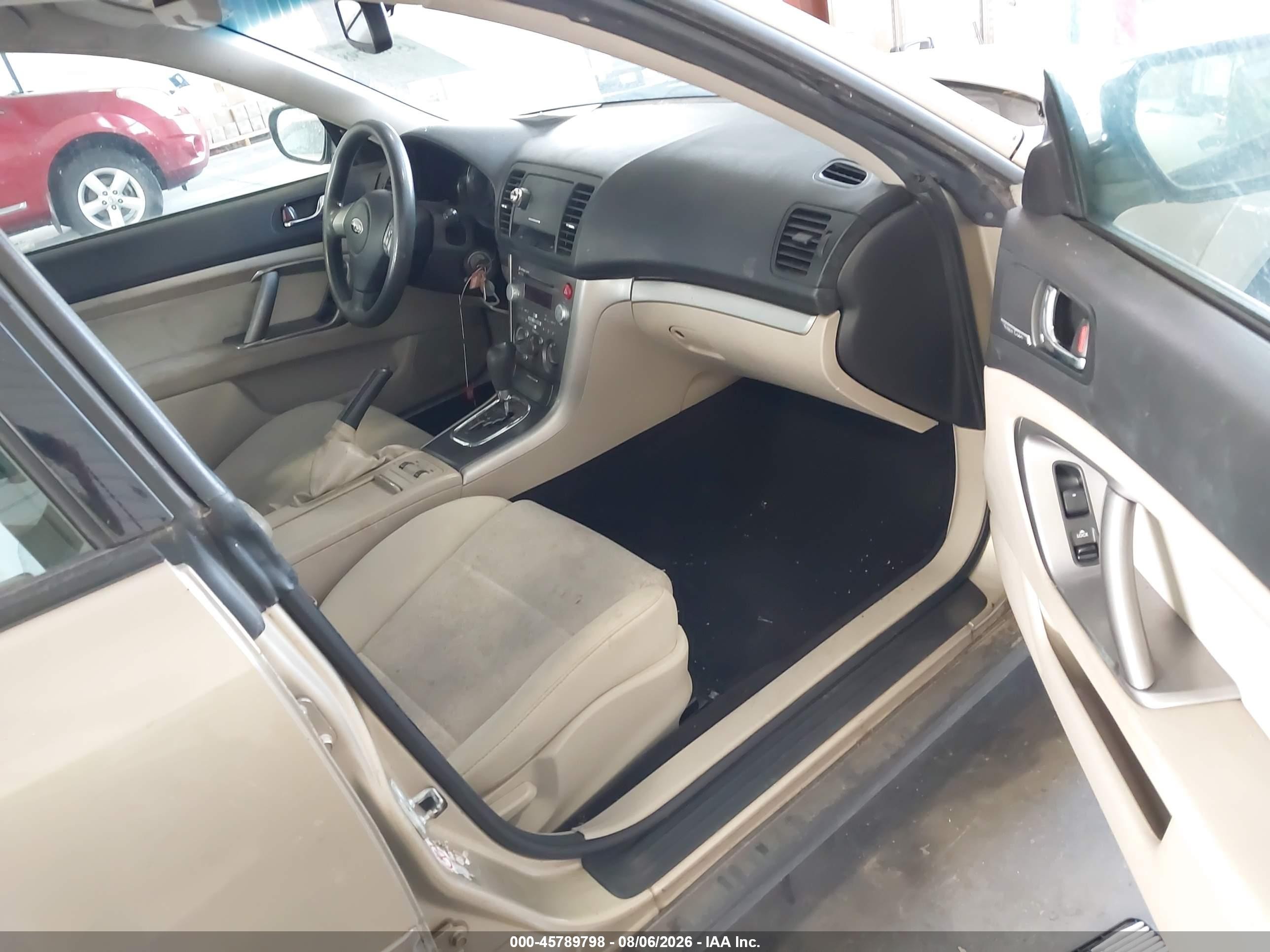 2009 Subaru Outback 2.5i Золотой vin: 4S4BP61C197347630