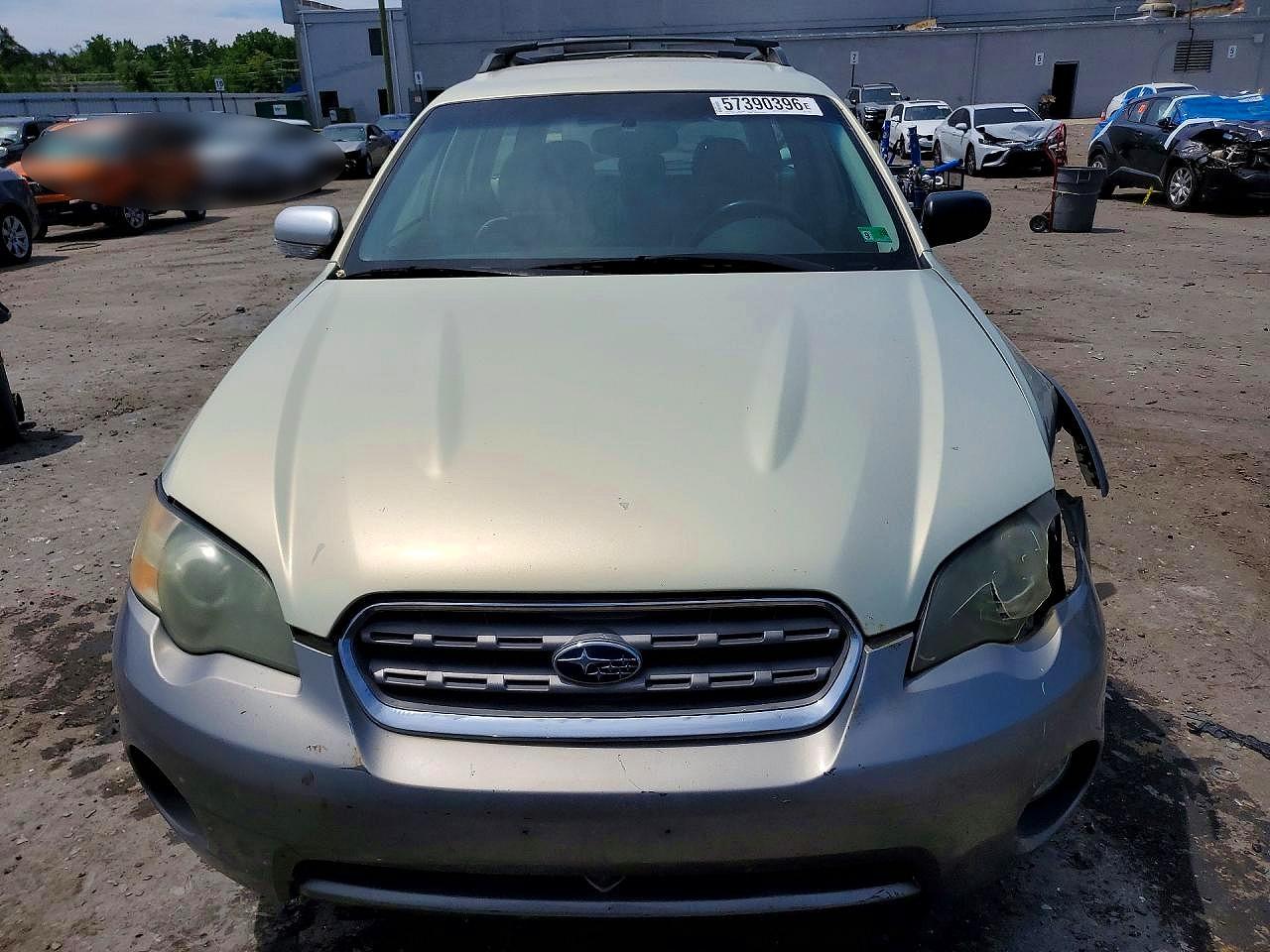 2005 Subaru Legacy Outback 2.5i Золотой vin: 4S4BP61C257332662