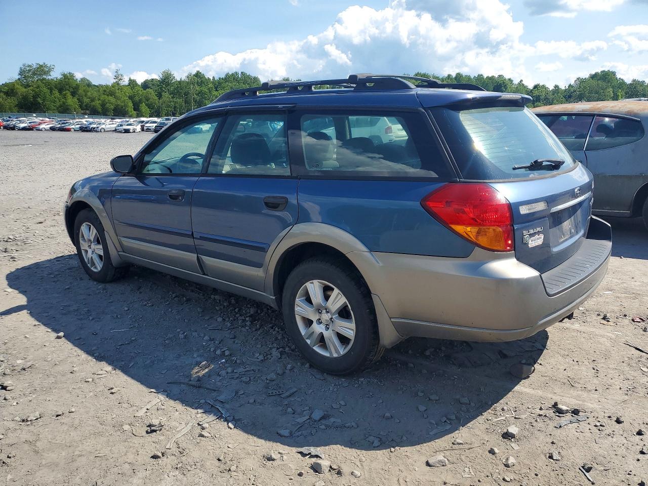 2005 Subaru Legacy Outback 2.5i Синий vin: 4S4BP61C257365046