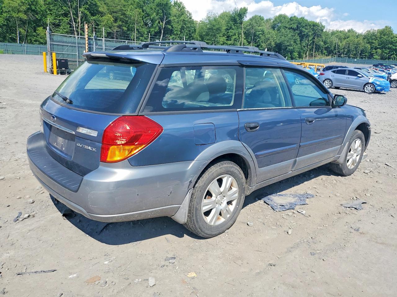 2005 Subaru Legacy Outback 2.5i Синий vin: 4S4BP61C257365046