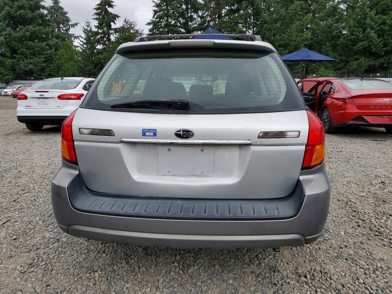 2005 Subaru Legacy Outback 2.5i Silver vin: 4S4BP61C257390836