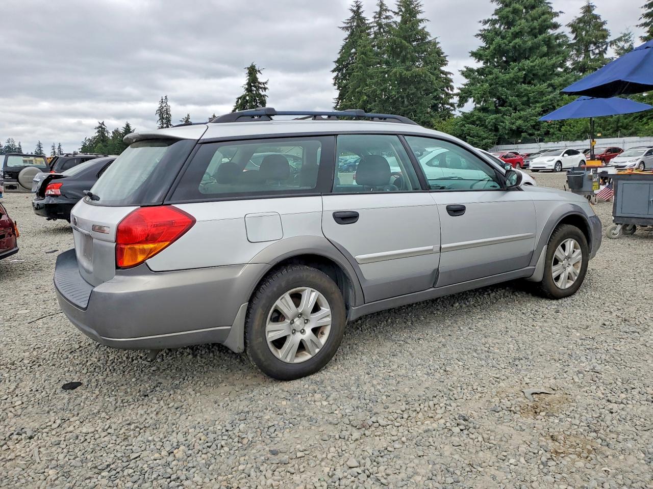 2005 Subaru Legacy Outback 2.5i Silver vin: 4S4BP61C257390836