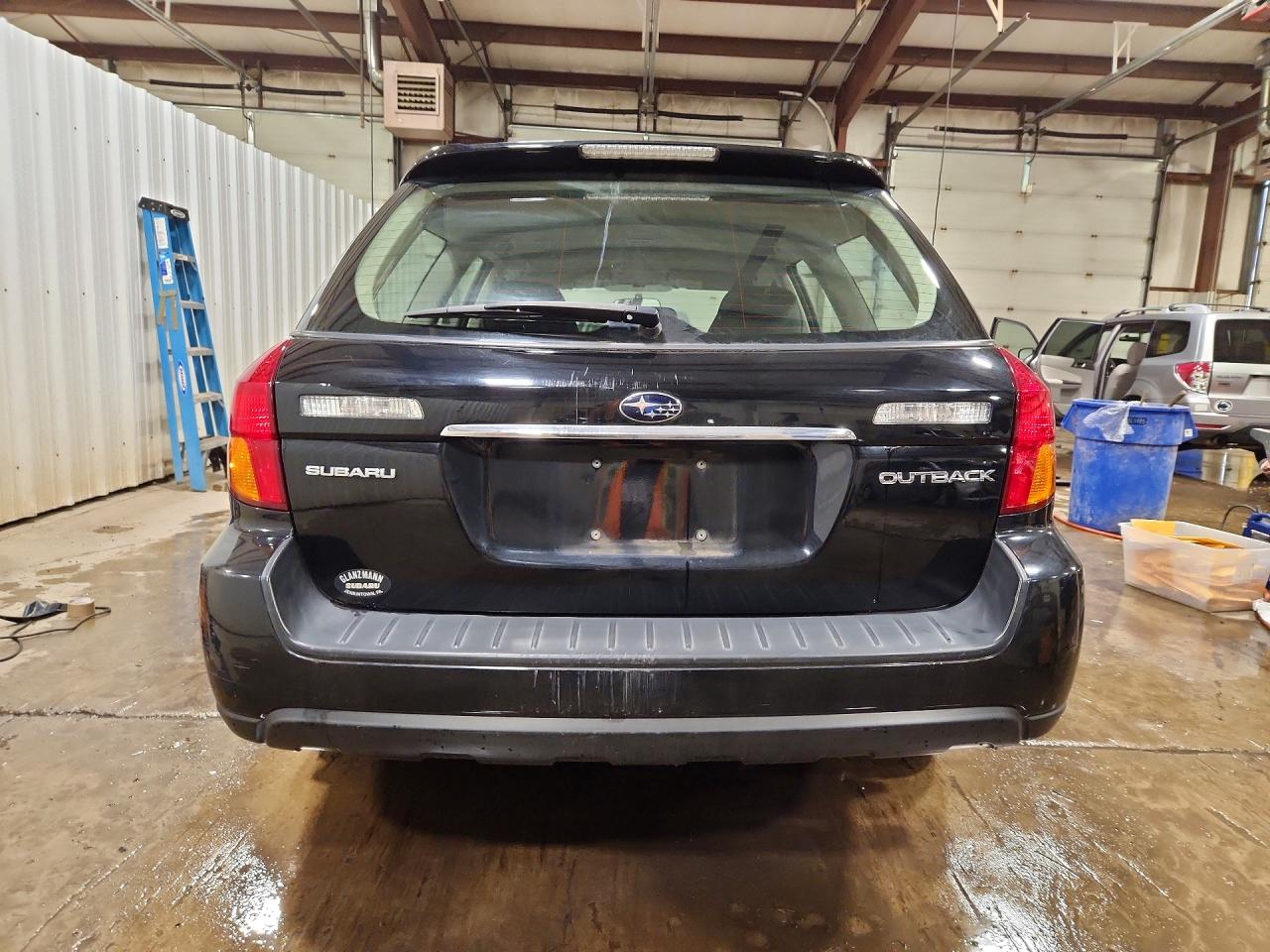 2006 Subaru Legacy Outback 2.5i Black vin: 4S4BP61C267314793