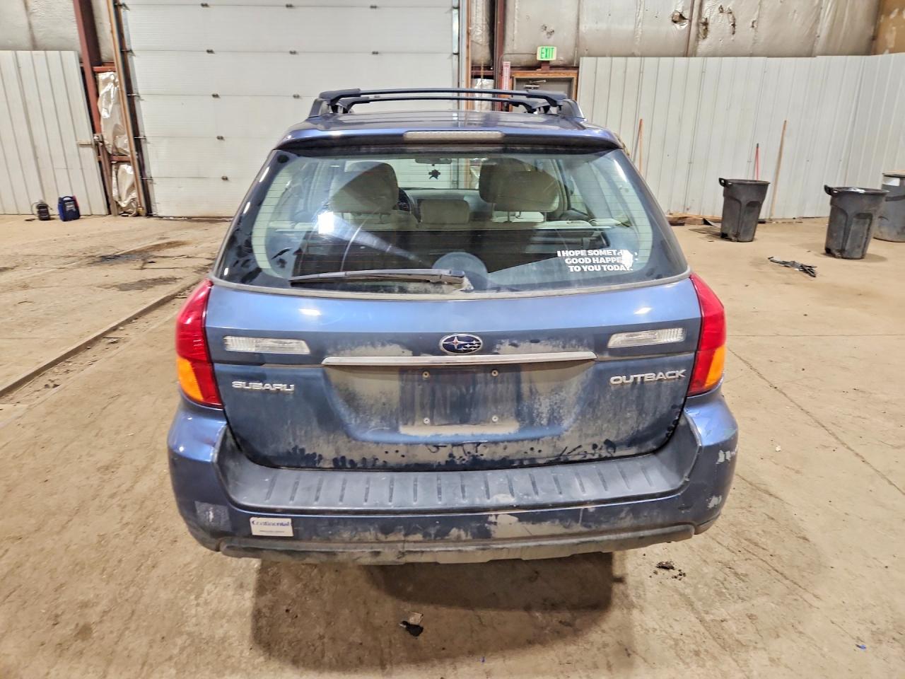 2006 Subaru Legacy Outback 2.5i Blue vin: 4S4BP61C267323025