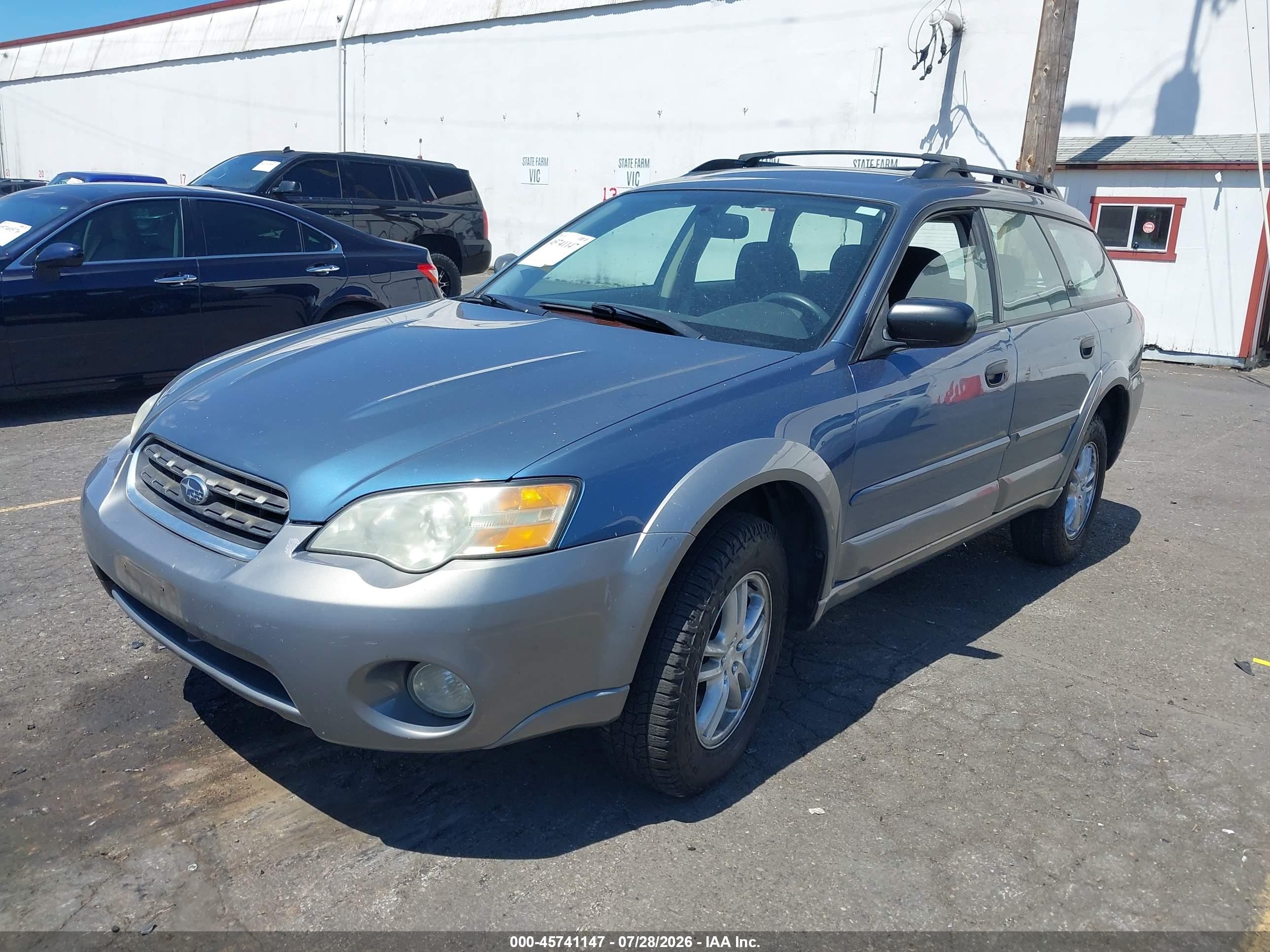 2006 Subaru Outback 2.5i Blue vin: 4S4BP61C267336437