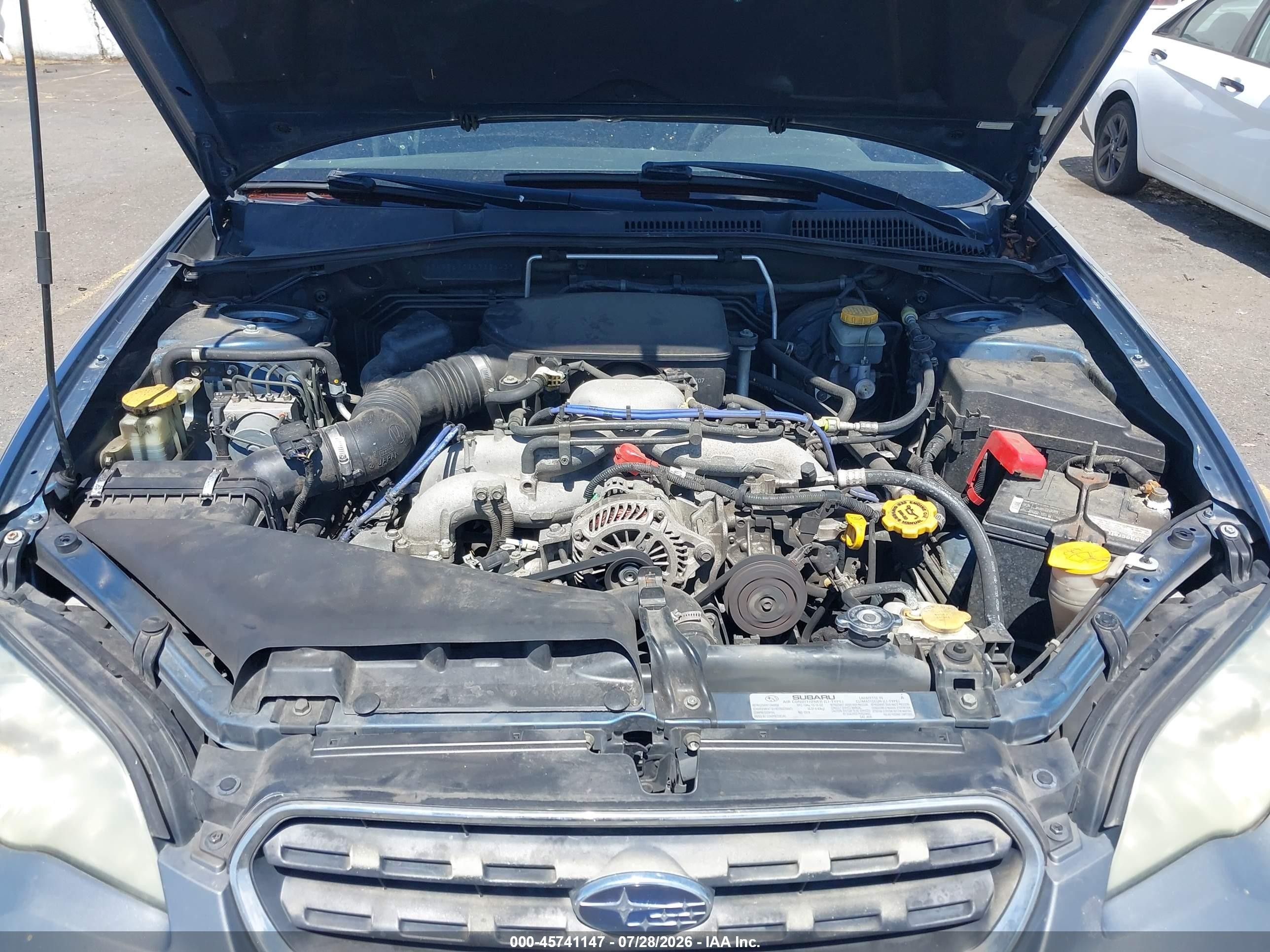 2006 Subaru Outback 2.5i Blue vin: 4S4BP61C267336437