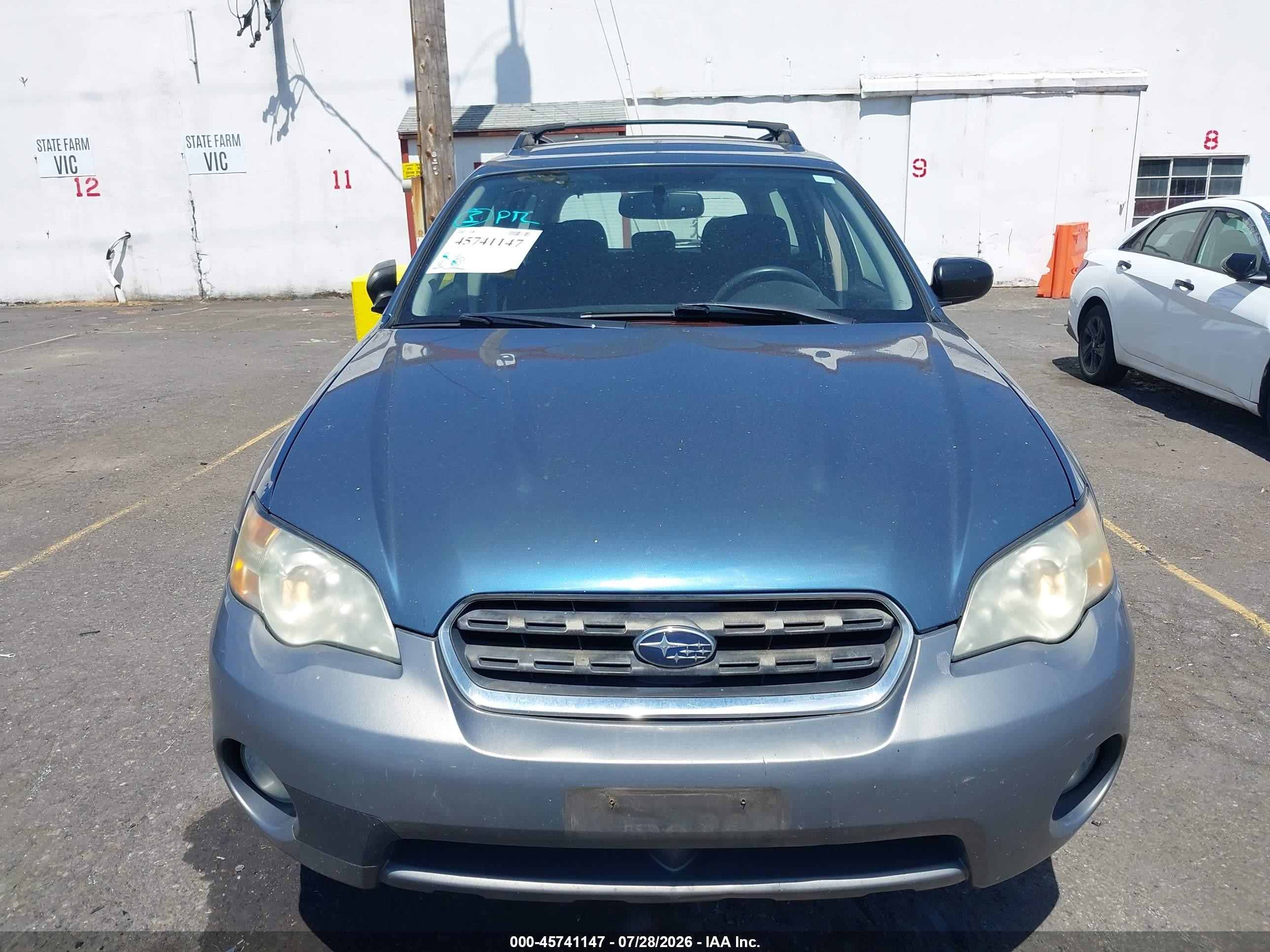 2006 Subaru Outback 2.5i Blue vin: 4S4BP61C267336437