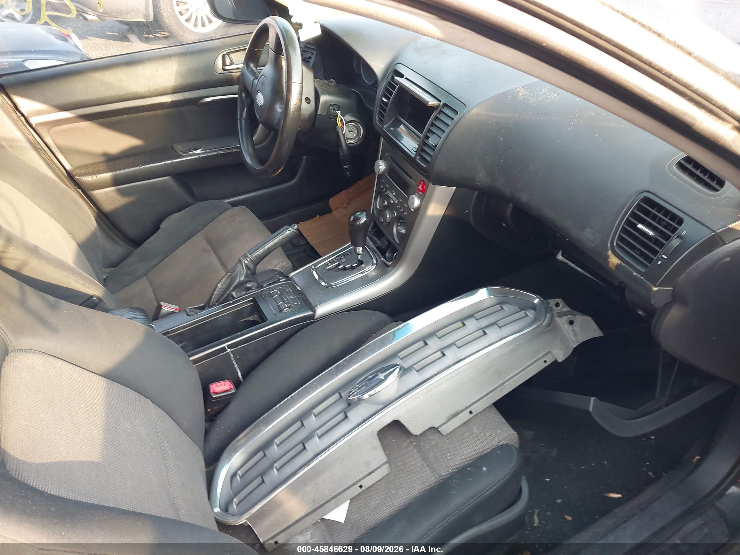 2007 Subaru Outback 2.5i Черный vin: 4S4BP61C277339789