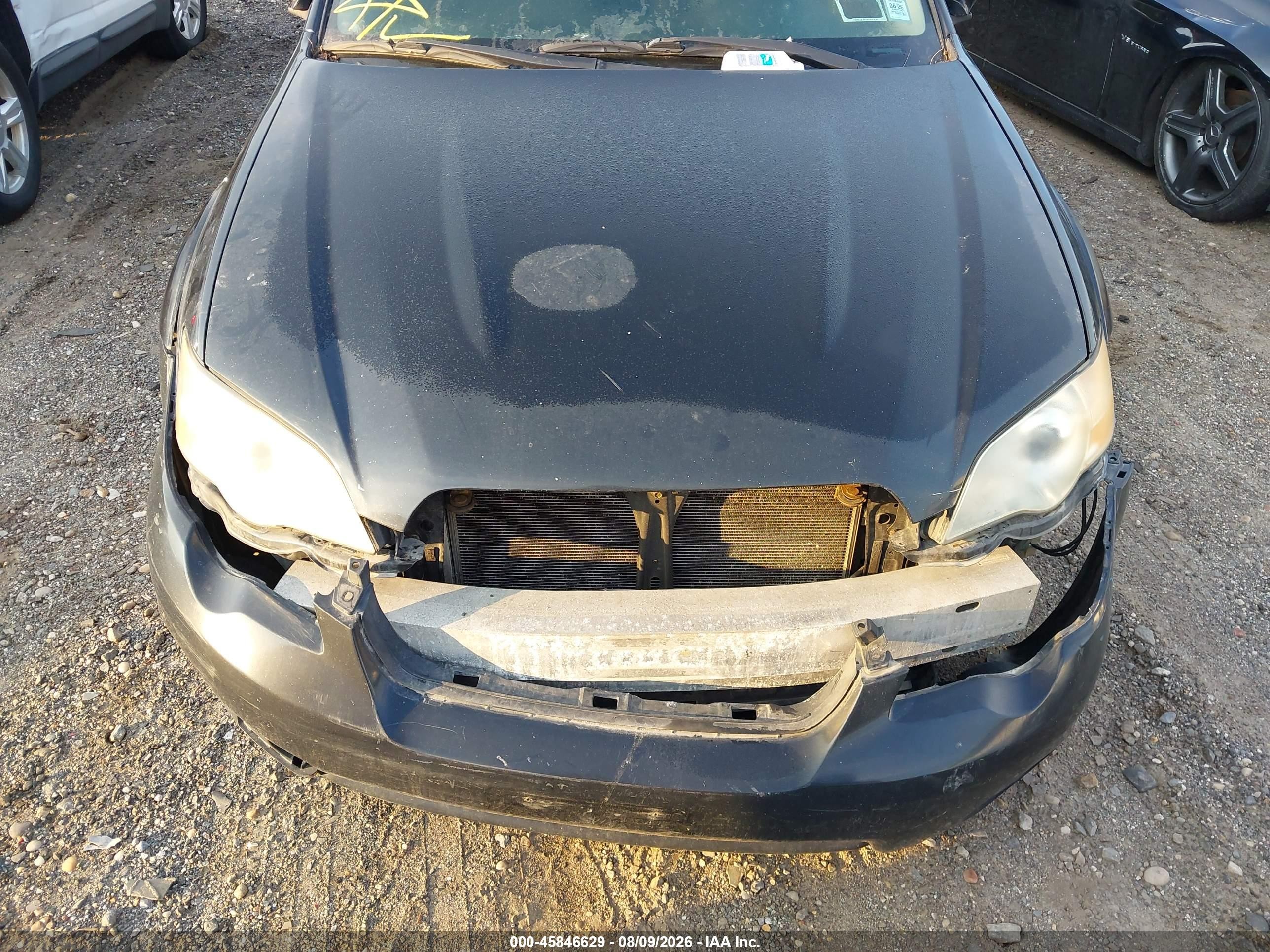2007 Subaru Outback 2.5i Черный vin: 4S4BP61C277339789