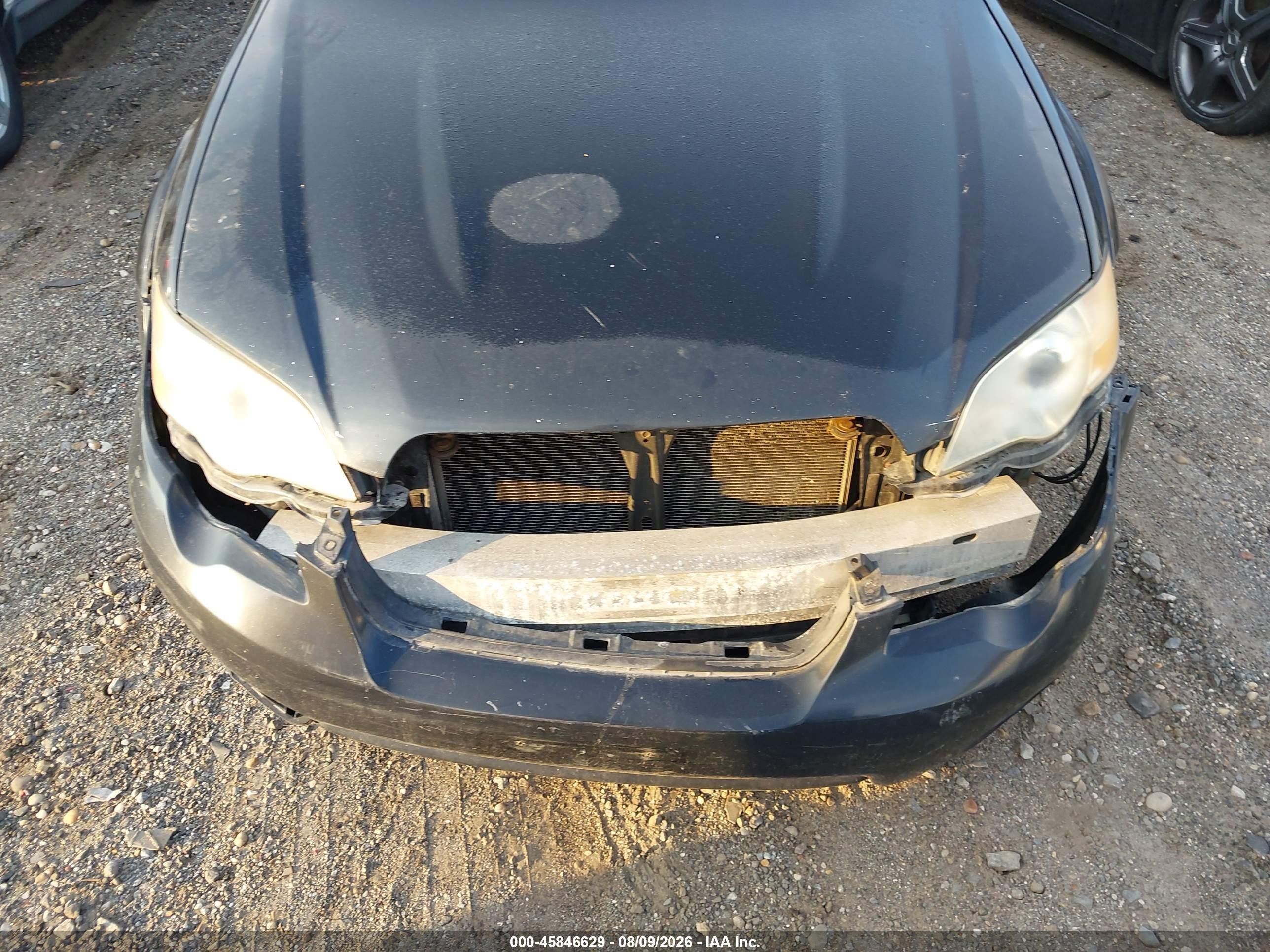 2007 Subaru Outback 2.5i Черный vin: 4S4BP61C277339789