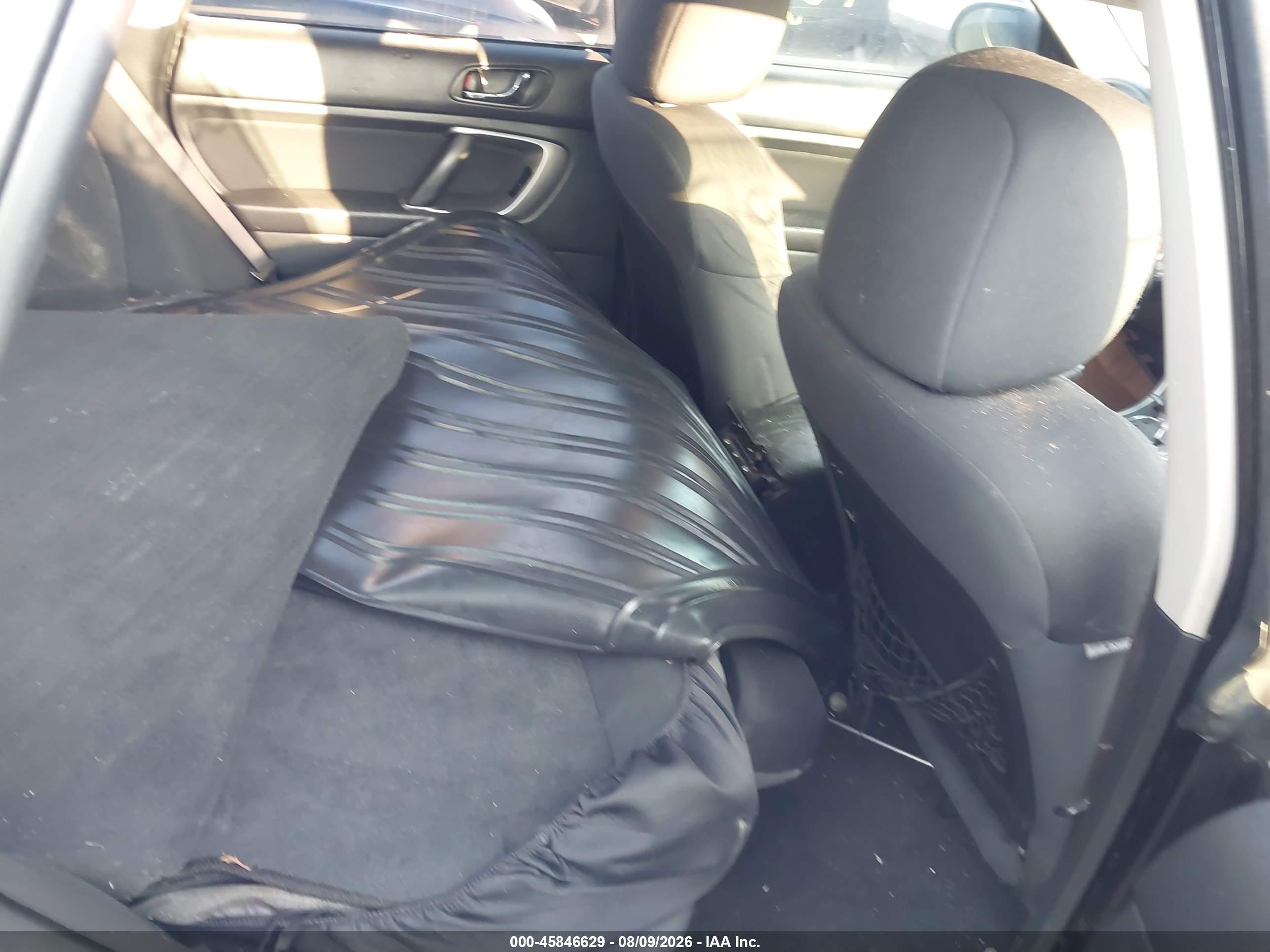 2007 Subaru Outback 2.5i Черный vin: 4S4BP61C277339789