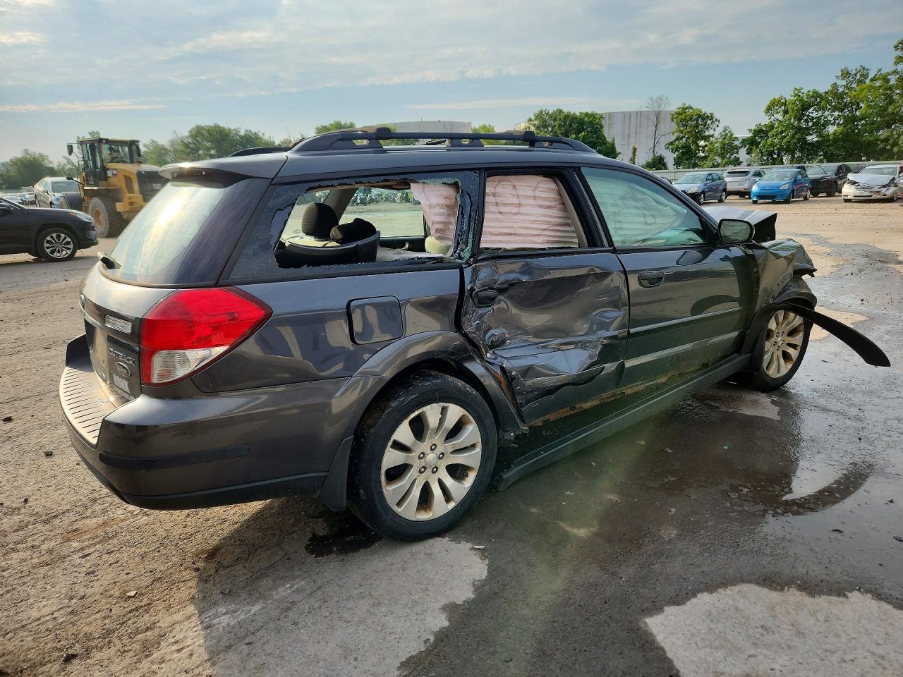 2008 Subaru Outback 2.5i Charcoal vin: 4S4BP61C287317339