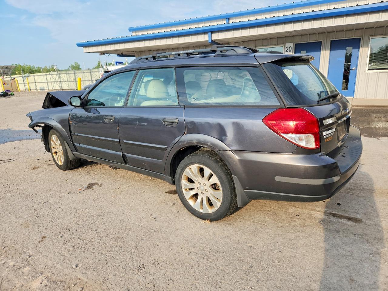 2008 Subaru Outback 2.5i Charcoal vin: 4S4BP61C287317339