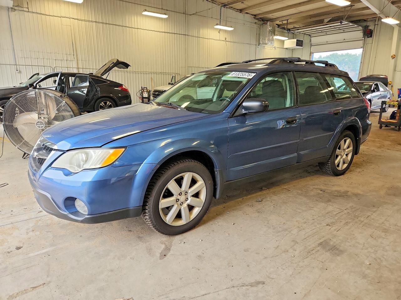 2008 Subaru Outback 2.5i Blue vin: 4S4BP61C287332925