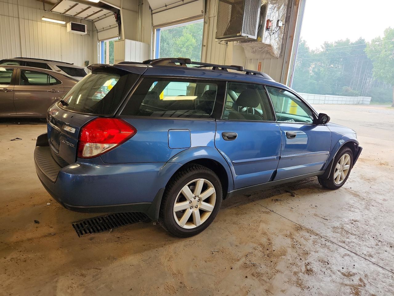 2008 Subaru Outback 2.5i Blue vin: 4S4BP61C287332925