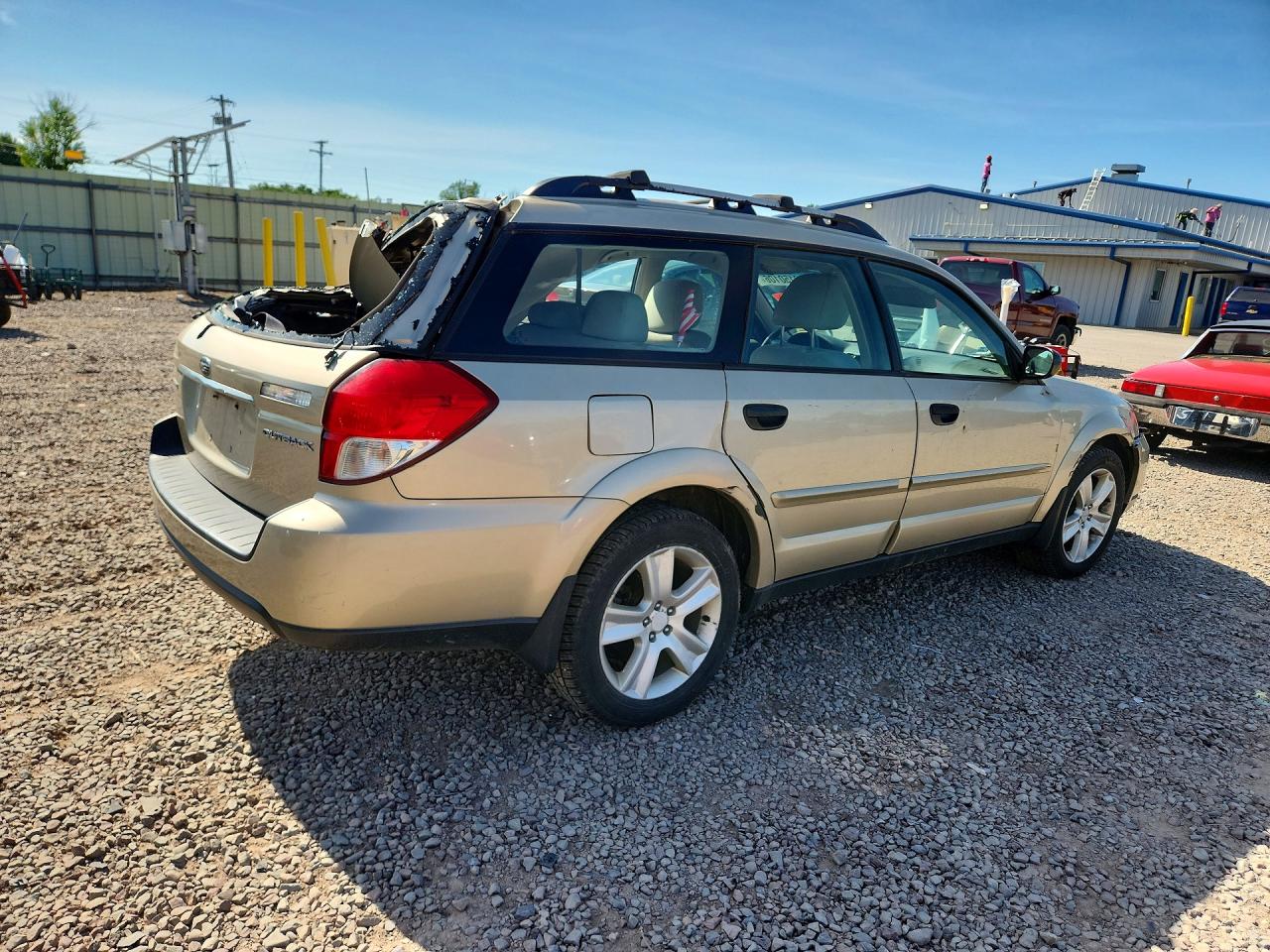 2008 Subaru Outback 2.5i Tan vin: 4S4BP61C287342516