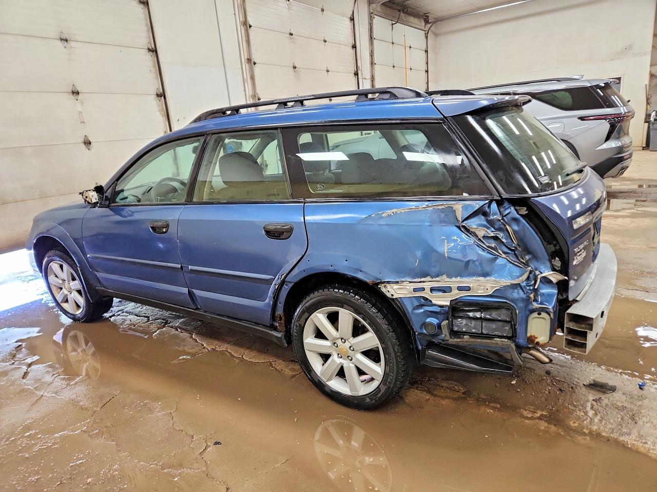 2008 Subaru Outback 2.5i Blue vin: 4S4BP61C287343486