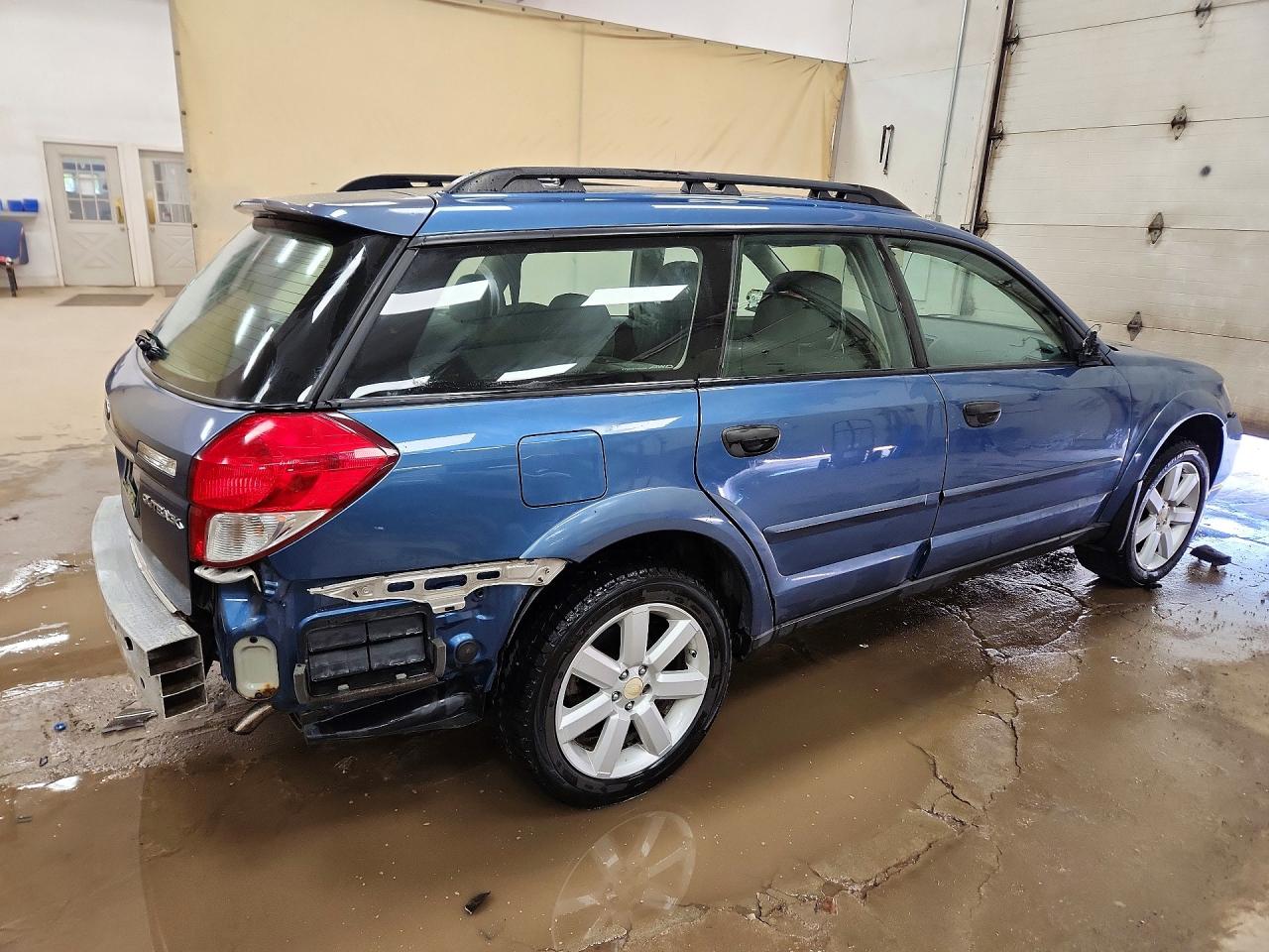 2008 Subaru Outback 2.5i Blue vin: 4S4BP61C287343486
