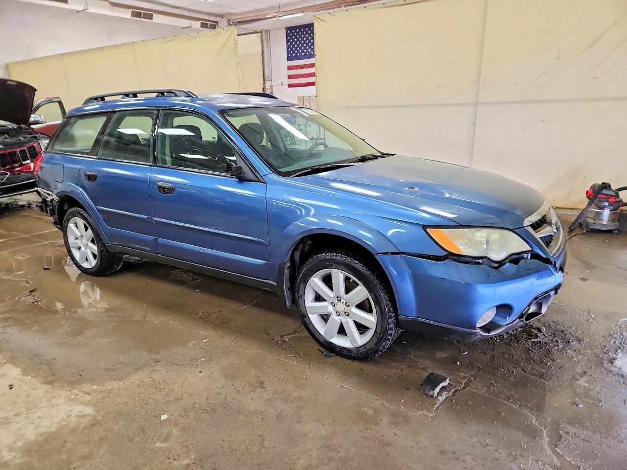 2008 Subaru Outback 2.5i Blue vin: 4S4BP61C287343486