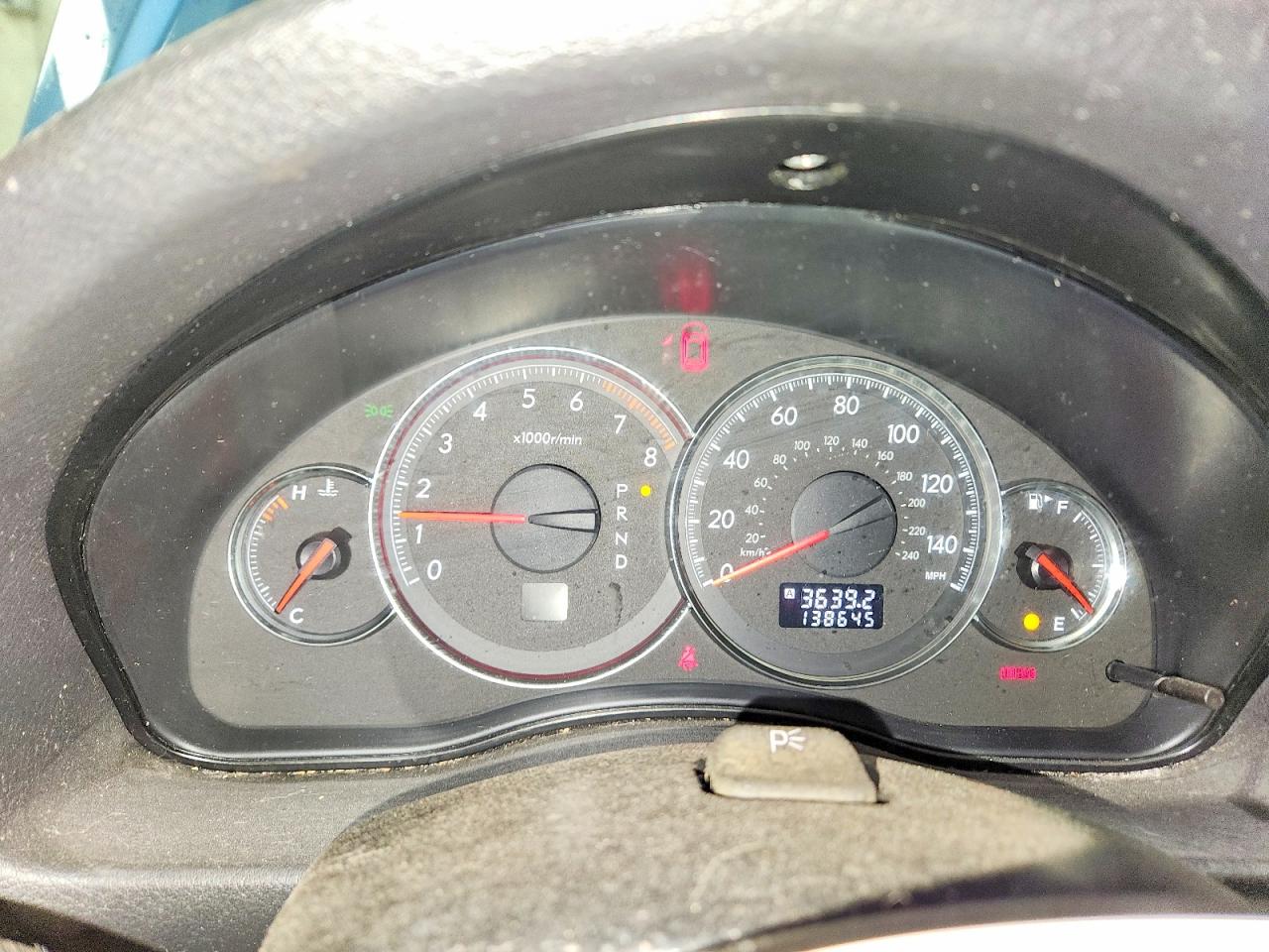 2008 Subaru Outback 2.5i Blue vin: 4S4BP61C287343486
