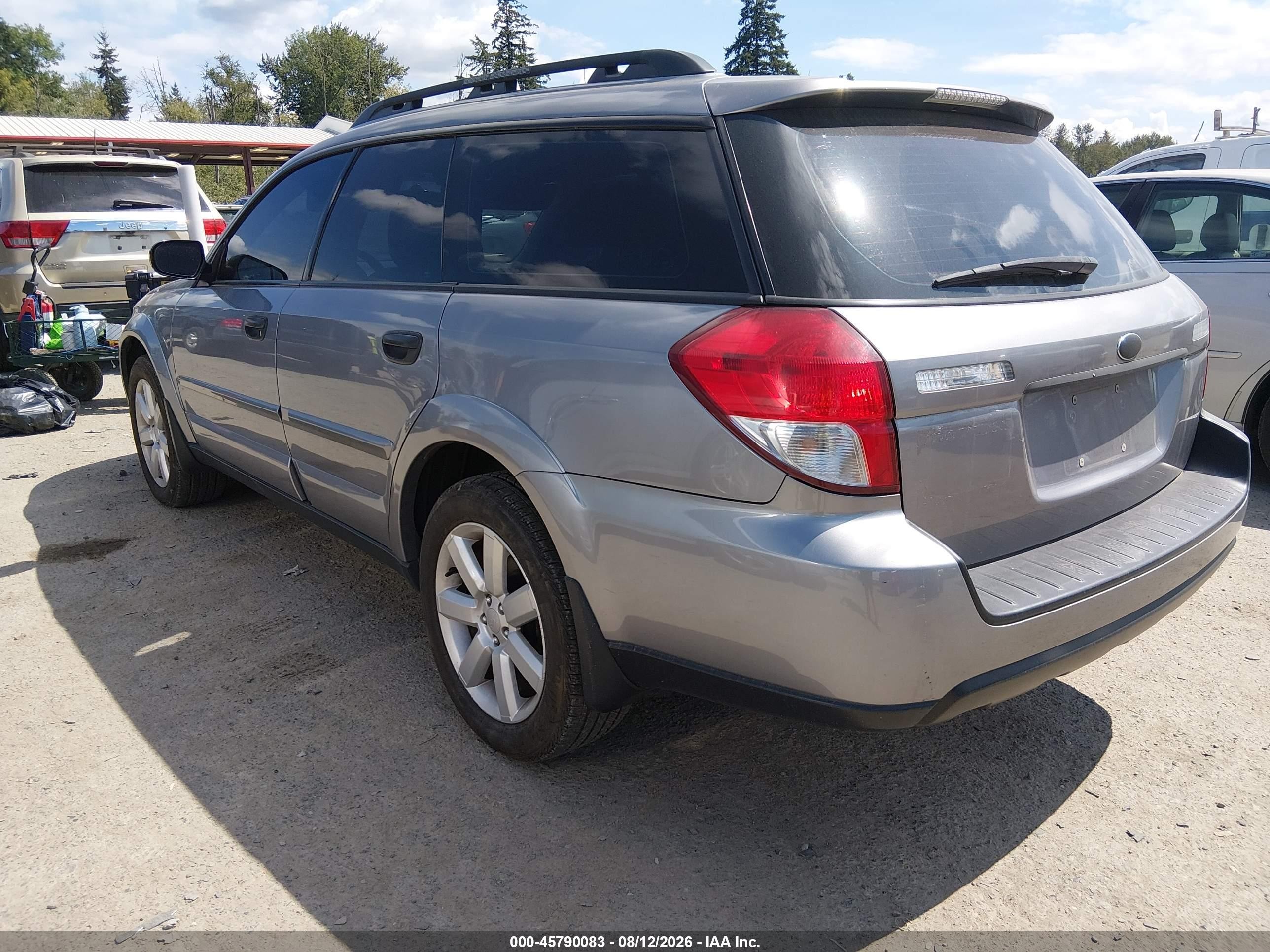 2009 Subaru Outback 2.5i Silver vin: 4S4BP61C297334952