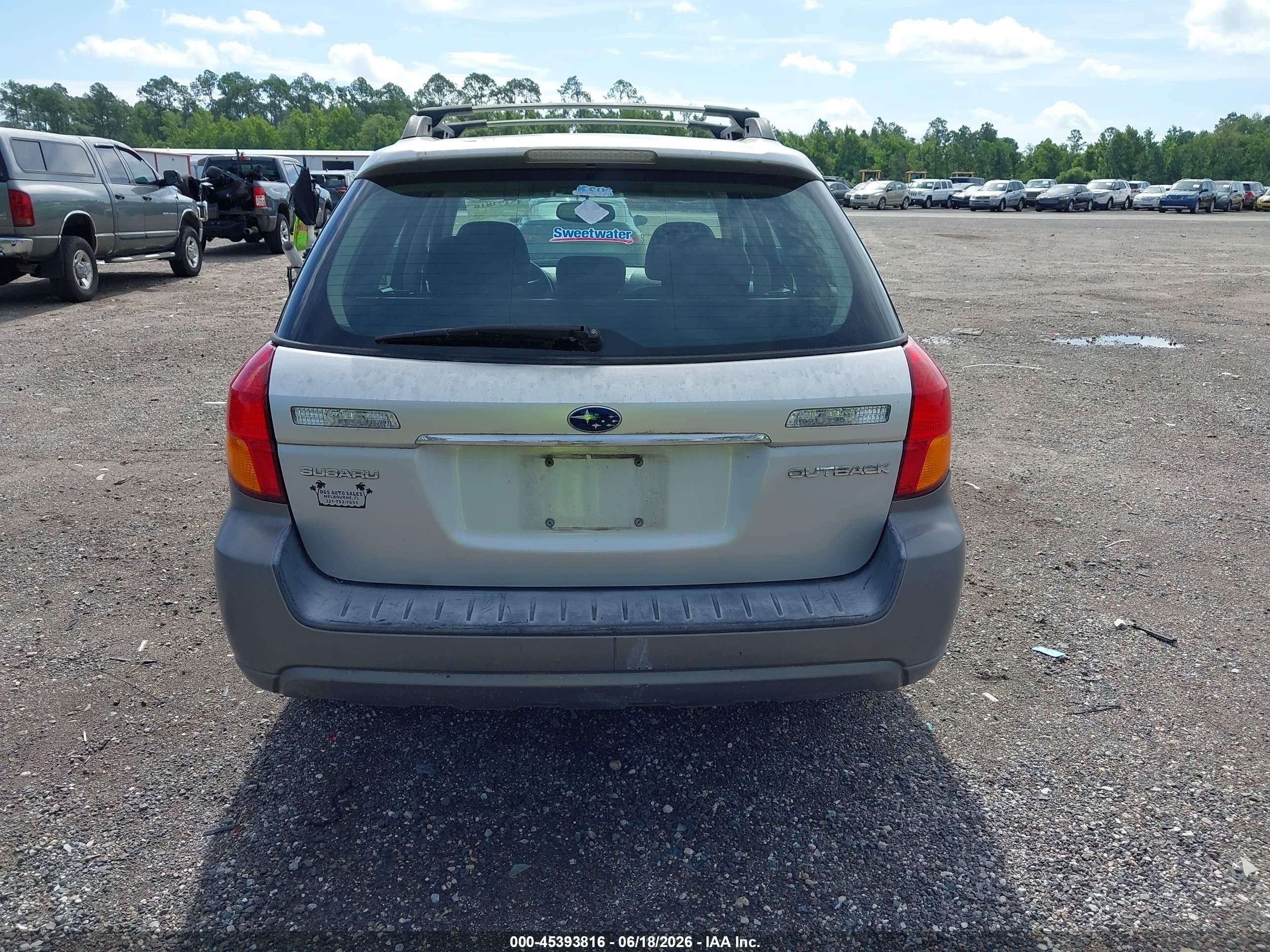 2005 Subaru Outback 2.5i Серебряный vin: 4S4BP61C357388464