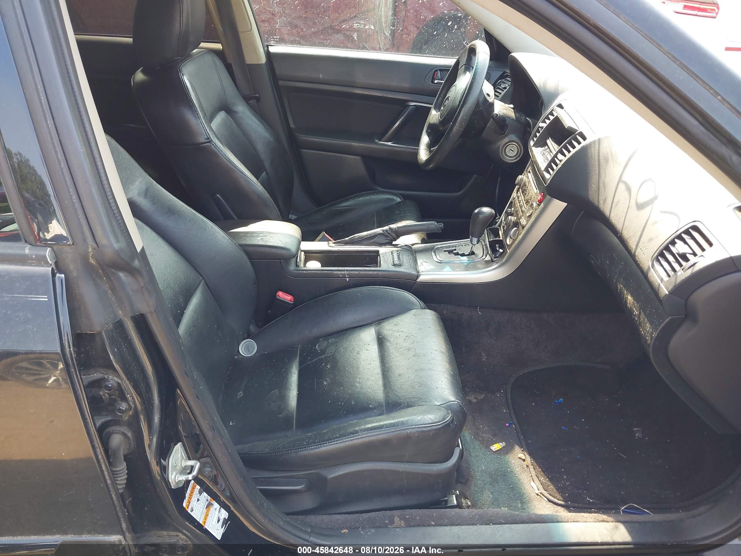 2006 Subaru Outback 2.5i Black vin: 4S4BP61C367332123
