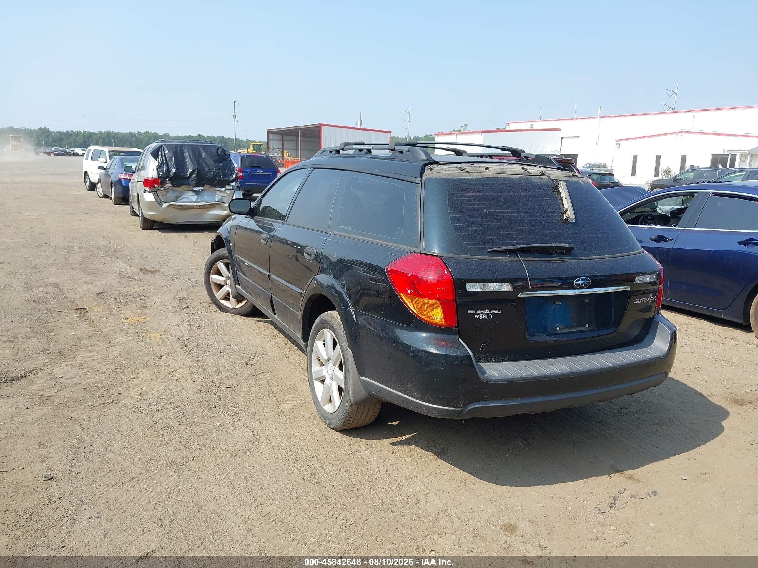 2006 Subaru Outback 2.5i Black vin: 4S4BP61C367332123