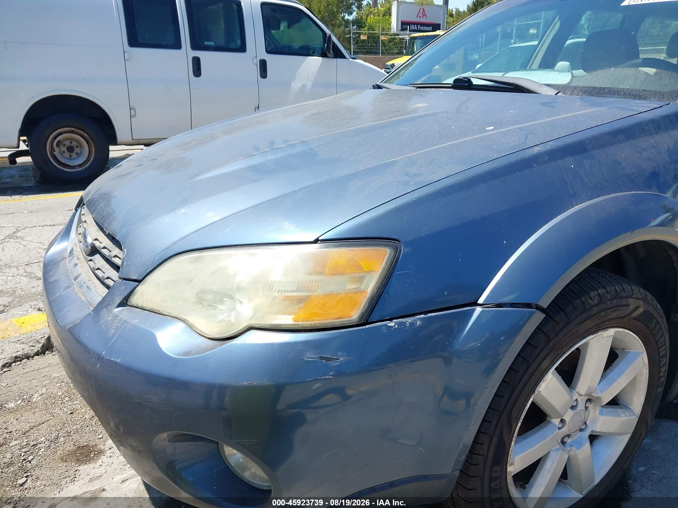 2006 Subaru Outback 2.5i Blue vin: 4S4BP61C367359001