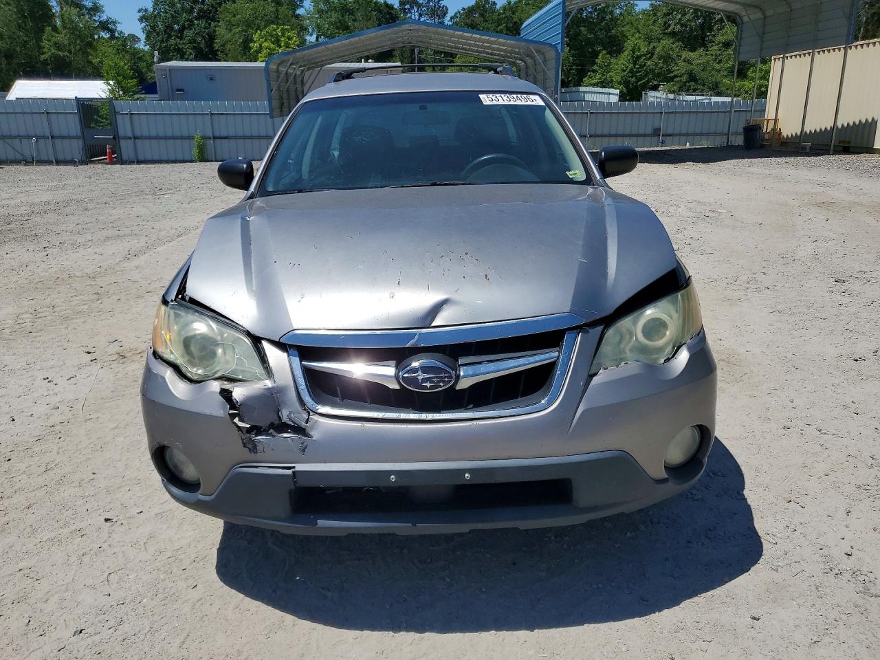 2008 Subaru Outback 2.5i Silver vin: 4S4BP61C387330357