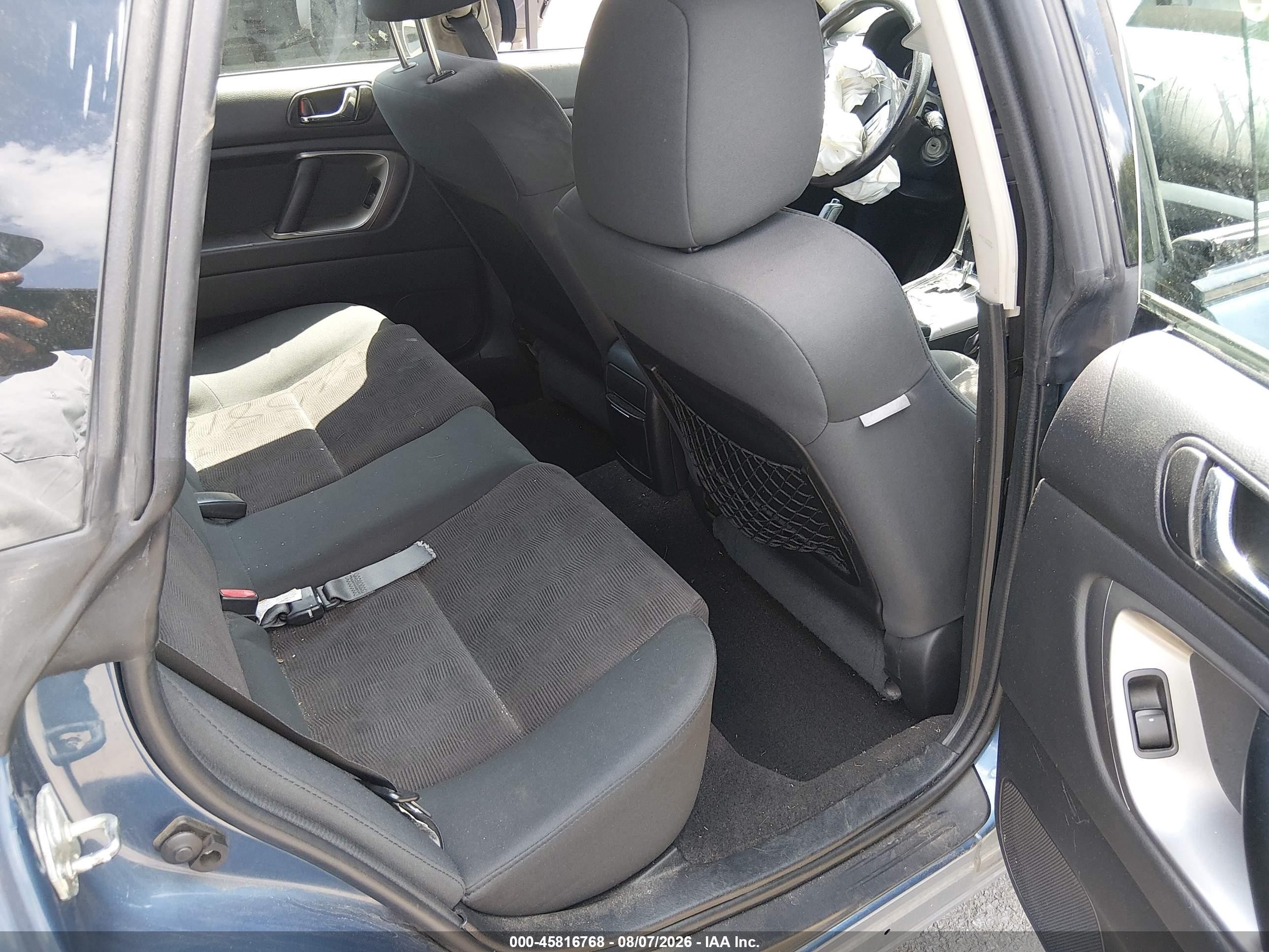 2008 Subaru Outback 2.5i/2.5i L.l. Bean Edition Blue vin: 4S4BP61C387349202