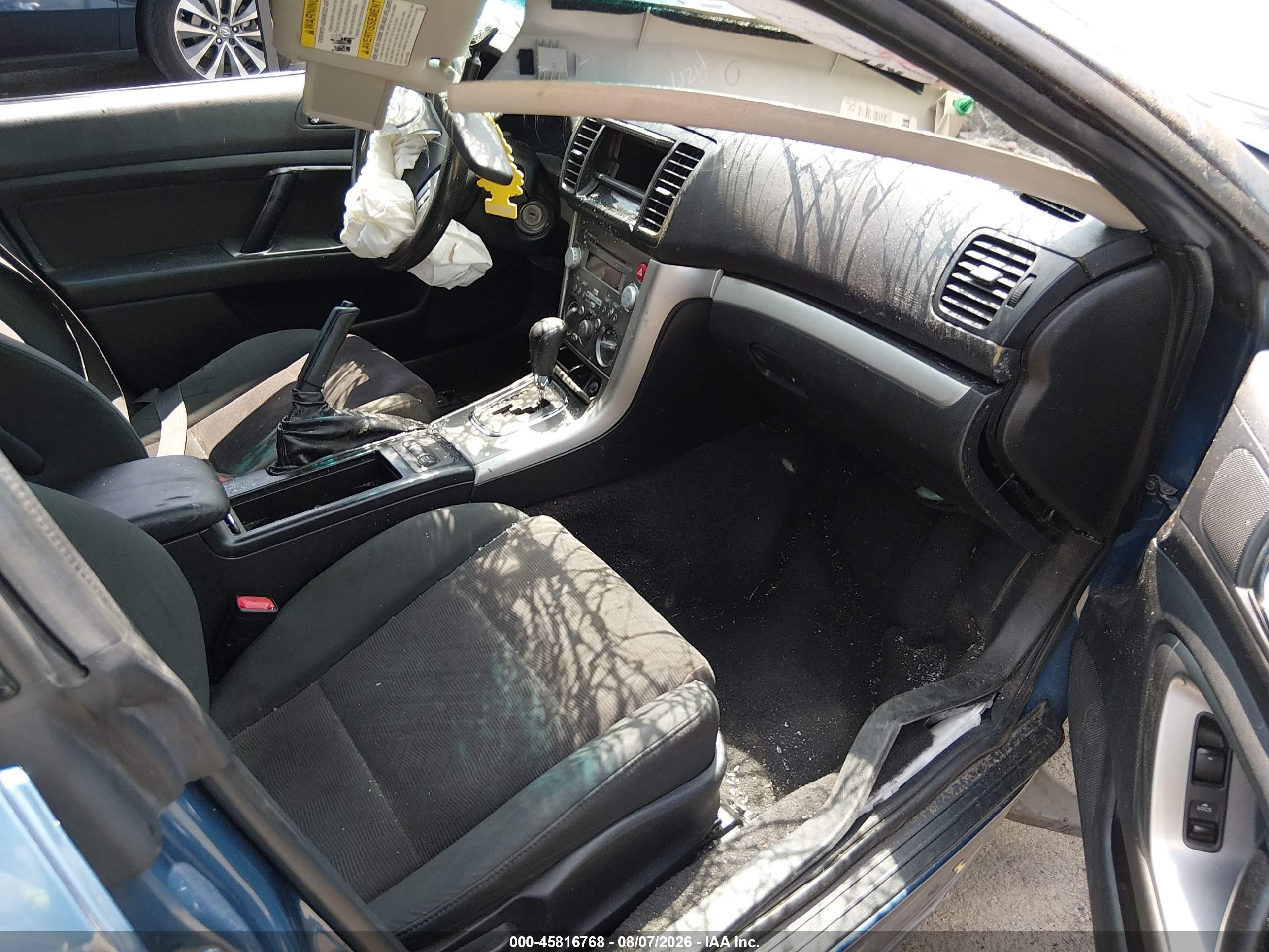 2008 Subaru Outback 2.5i/2.5i L.l. Bean Edition Blue vin: 4S4BP61C387349202