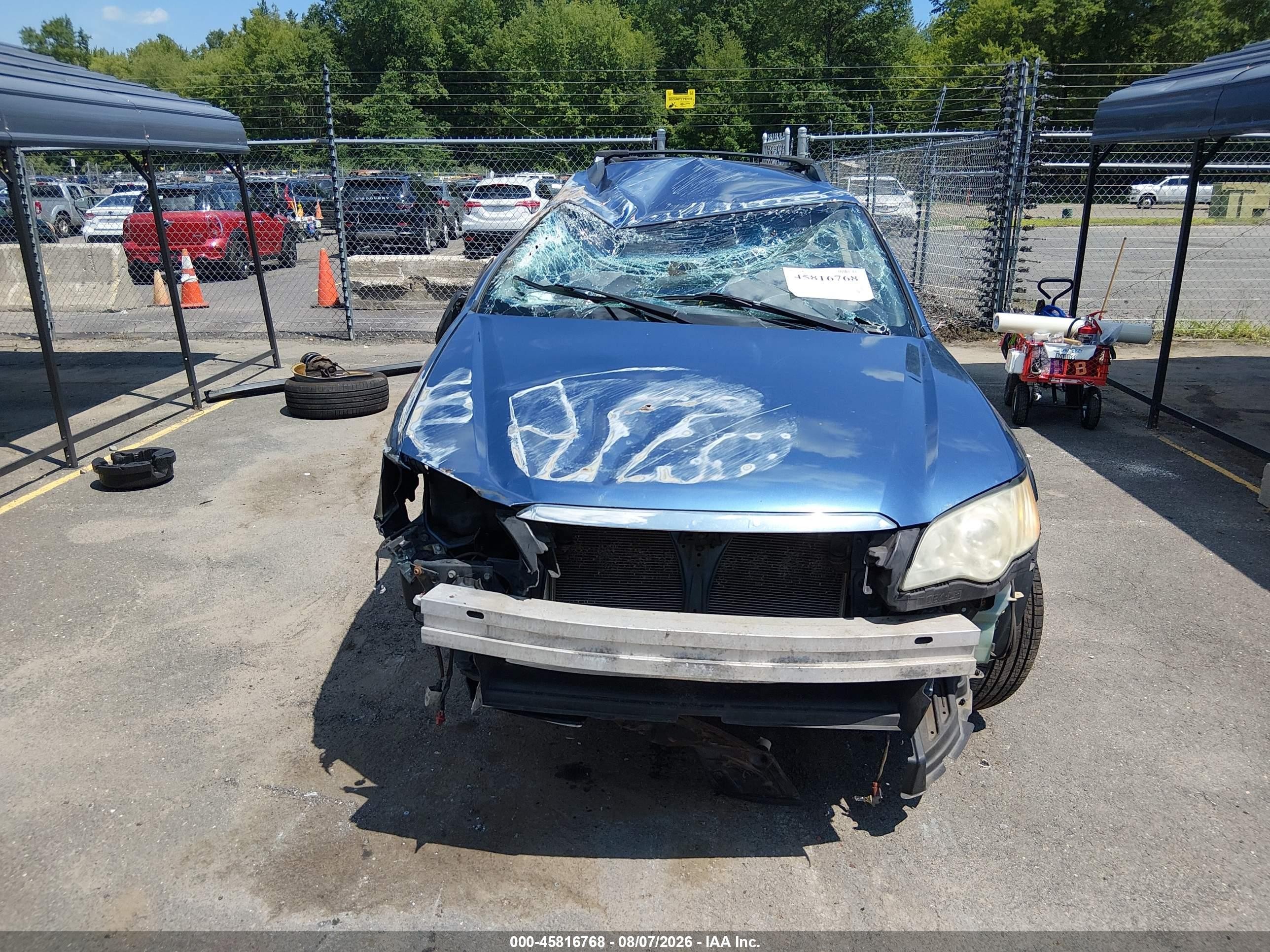 2008 Subaru Outback 2.5i/2.5i L.l. Bean Edition Blue vin: 4S4BP61C387349202