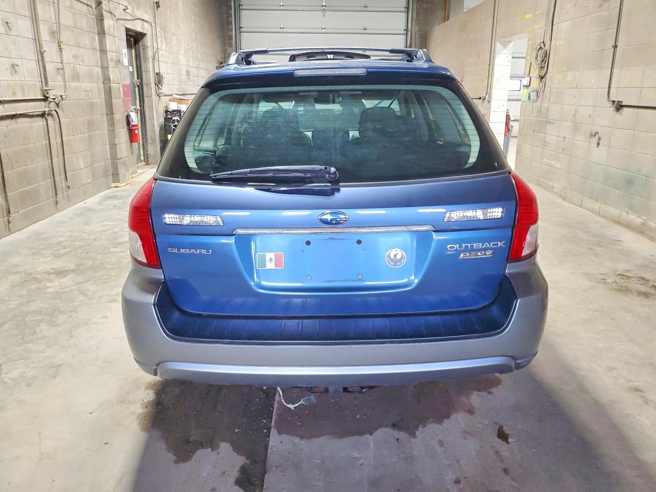 2008 Subaru Outback 2.5i Blue vin: 4S4BP61C387361091