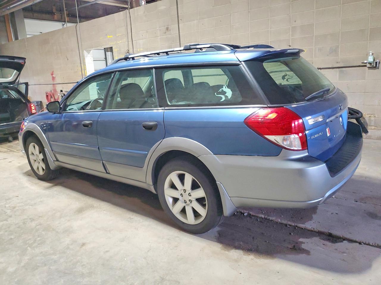 2008 Subaru Outback 2.5i Blue vin: 4S4BP61C387361091