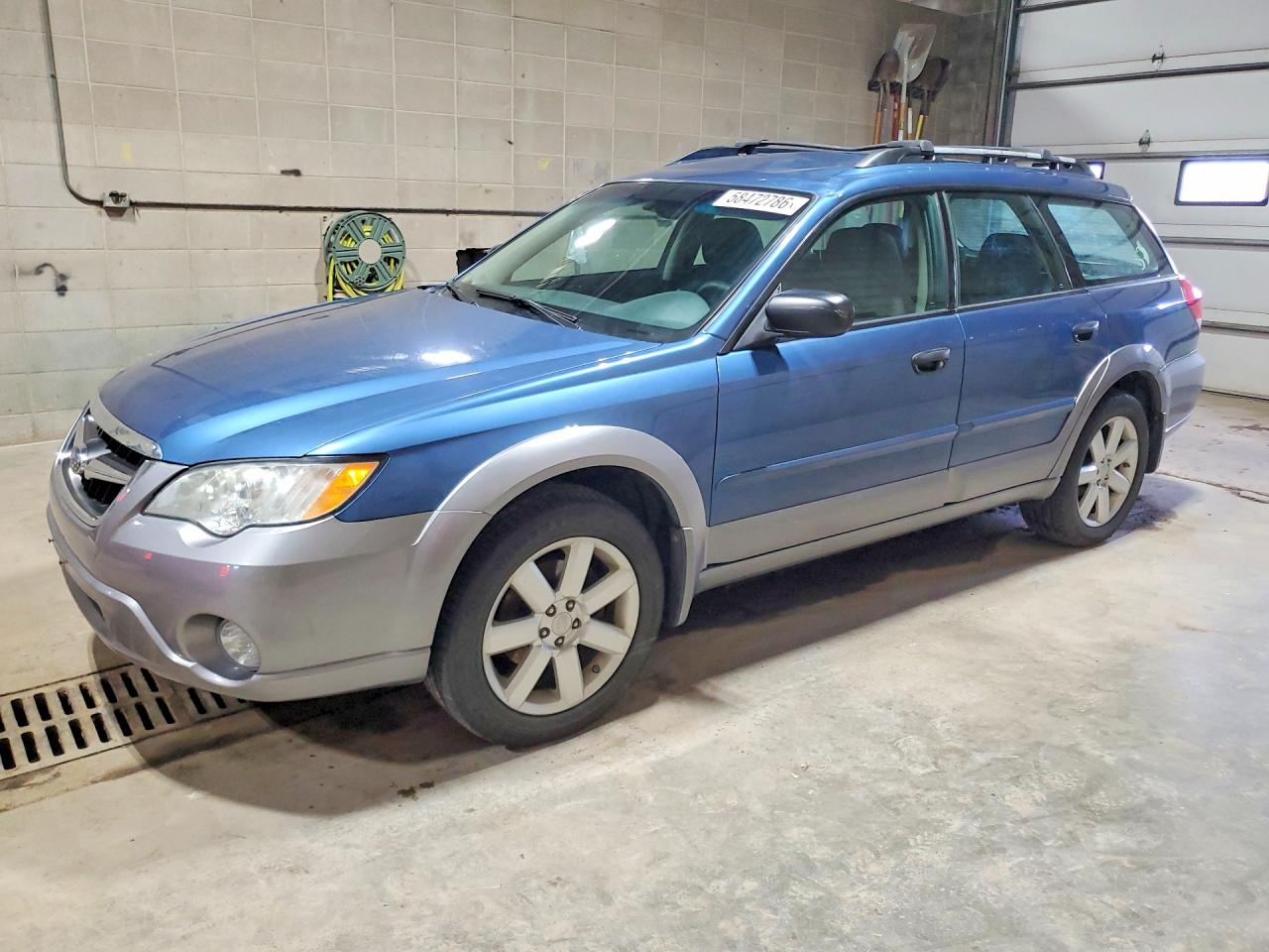 2008 Subaru Outback 2.5i Blue vin: 4S4BP61C387361091