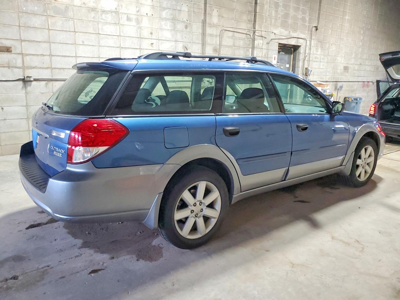 2008 Subaru Outback 2.5i Blue vin: 4S4BP61C387361091