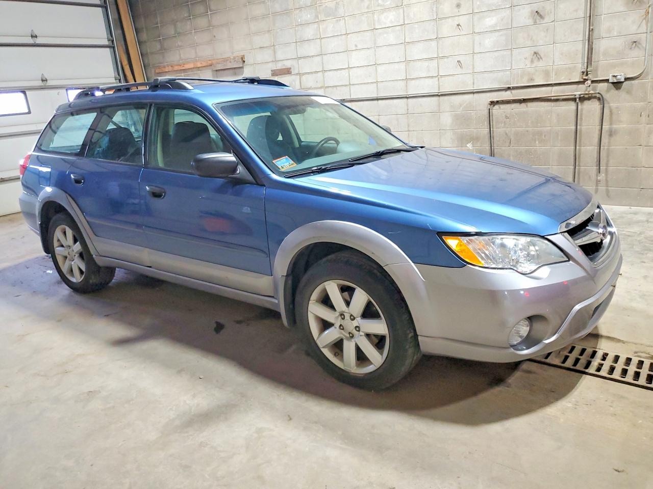 2008 Subaru Outback 2.5i Blue vin: 4S4BP61C387361091