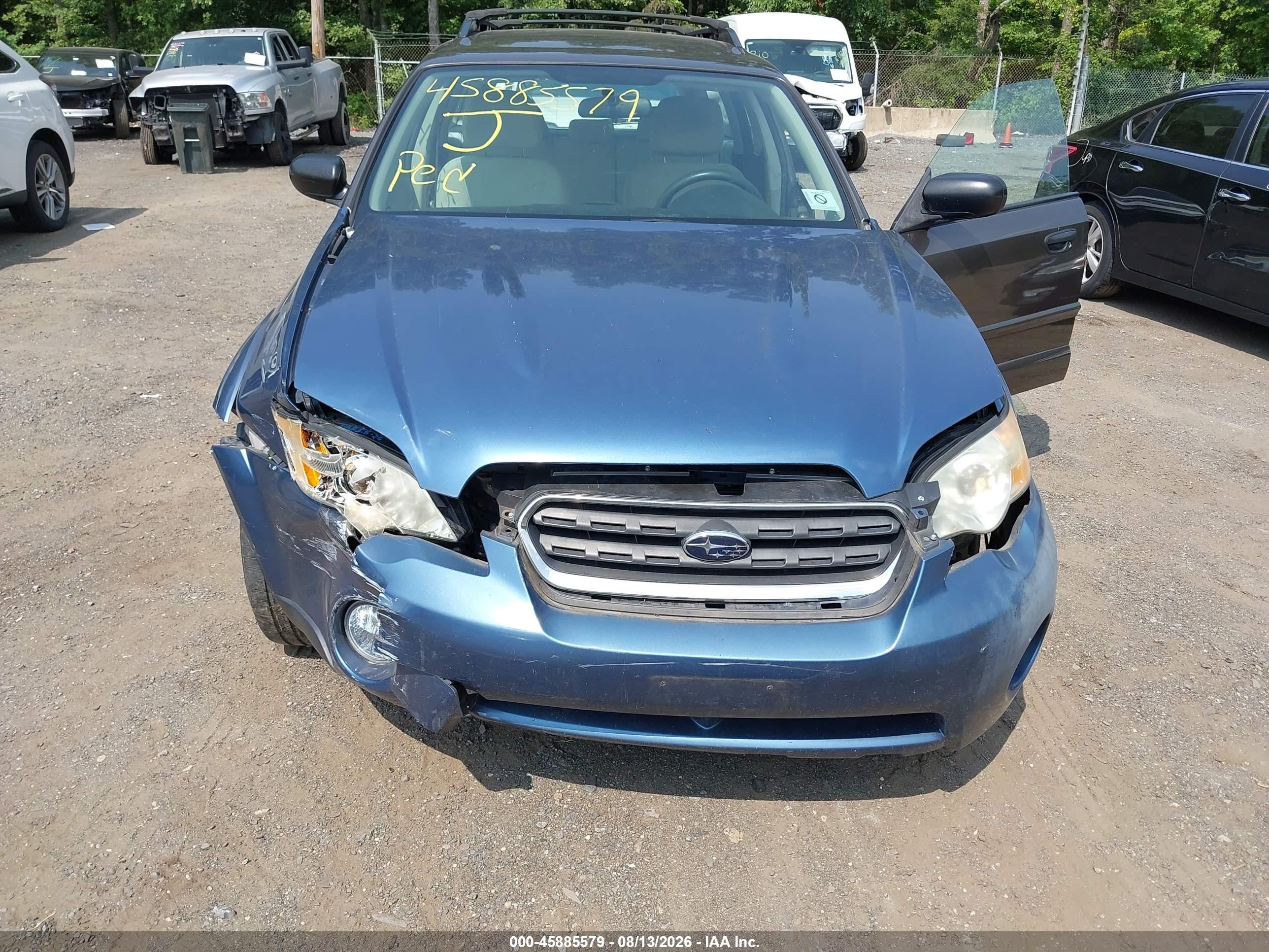 2008 Subaru Outback 2.5i/2.5i L.l. Bean Edition Синий vin: 4S4BP61C387365965