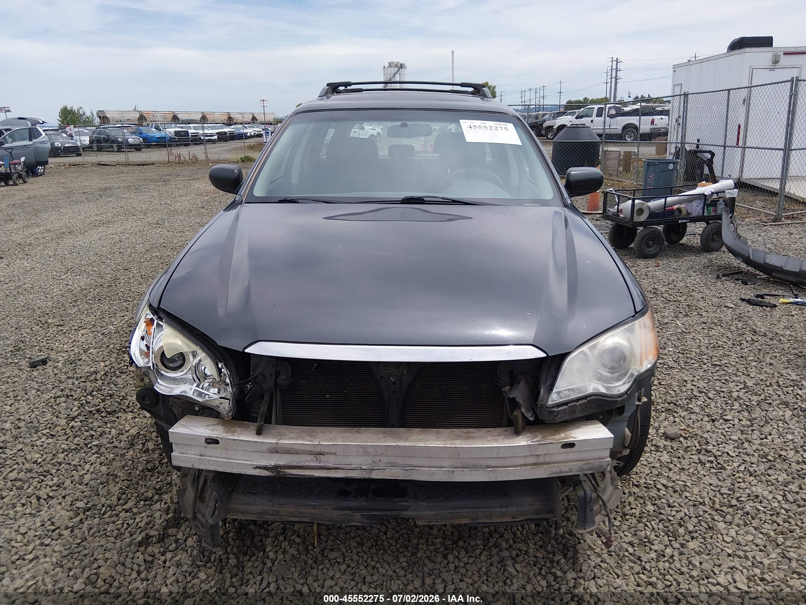 2009 Subaru Outback 2.5i Black vin: 4S4BP61C397326567