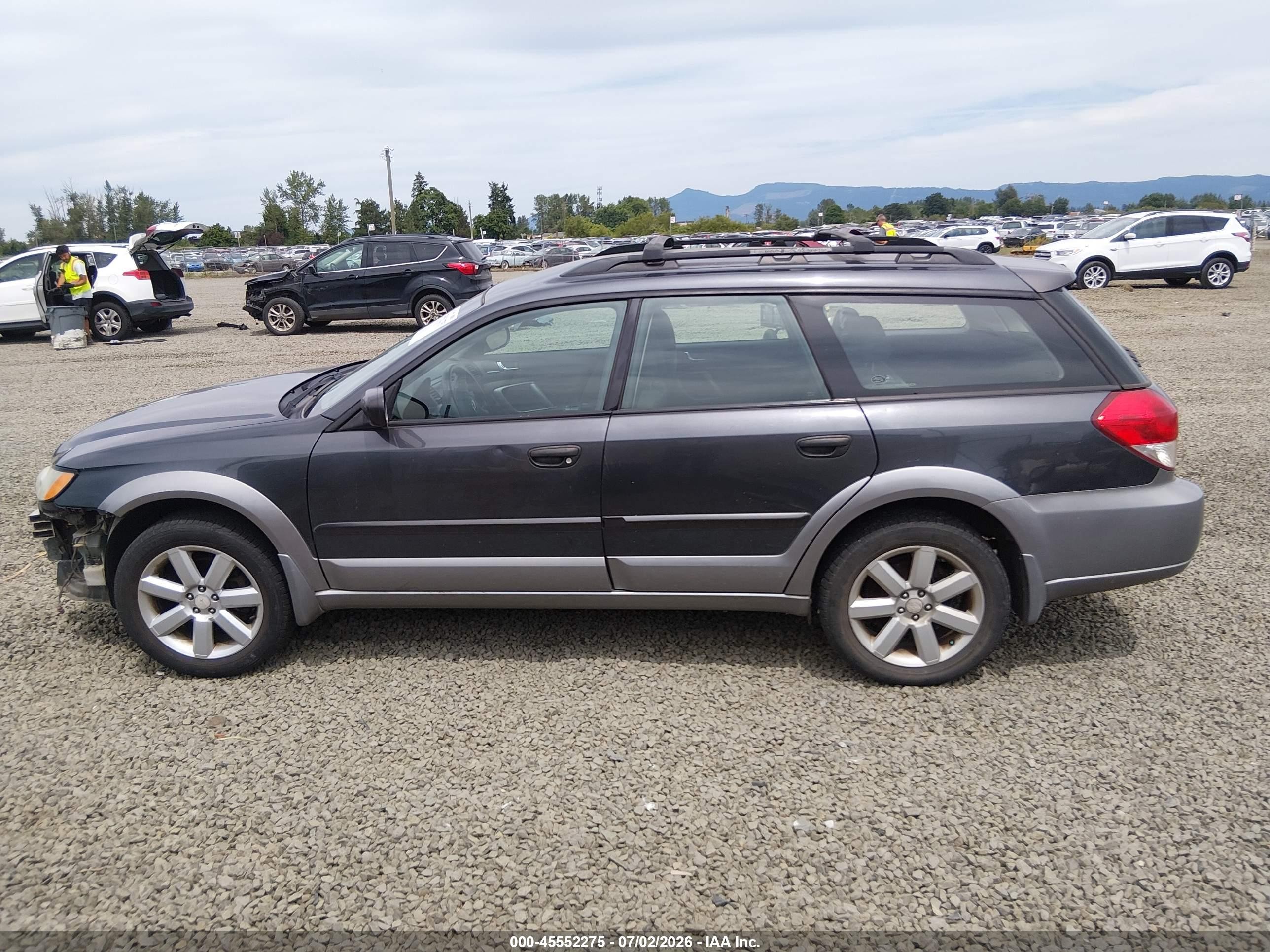 2009 Subaru Outback 2.5i Black vin: 4S4BP61C397326567