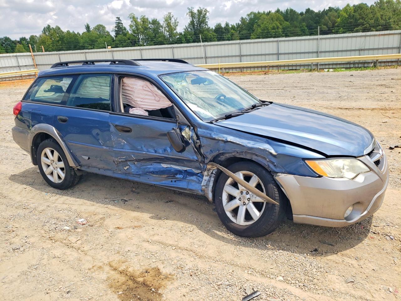 2009 Subaru Outback 2.5i Blue vin: 4S4BP61C397333034