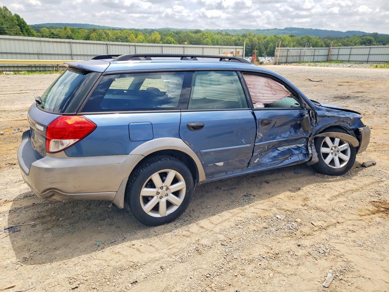 2009 Subaru Outback 2.5i Blue vin: 4S4BP61C397333034