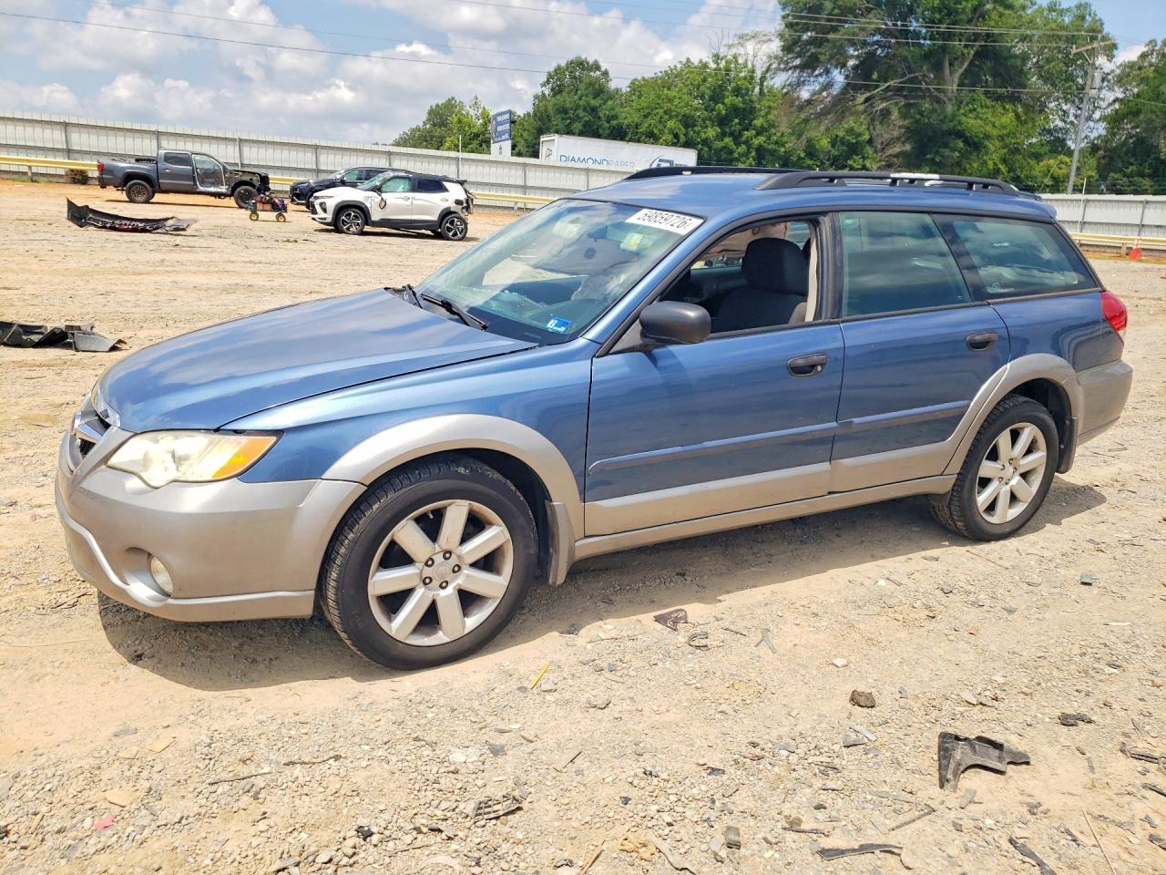 2009 Subaru Outback 2.5i Blue vin: 4S4BP61C397333034