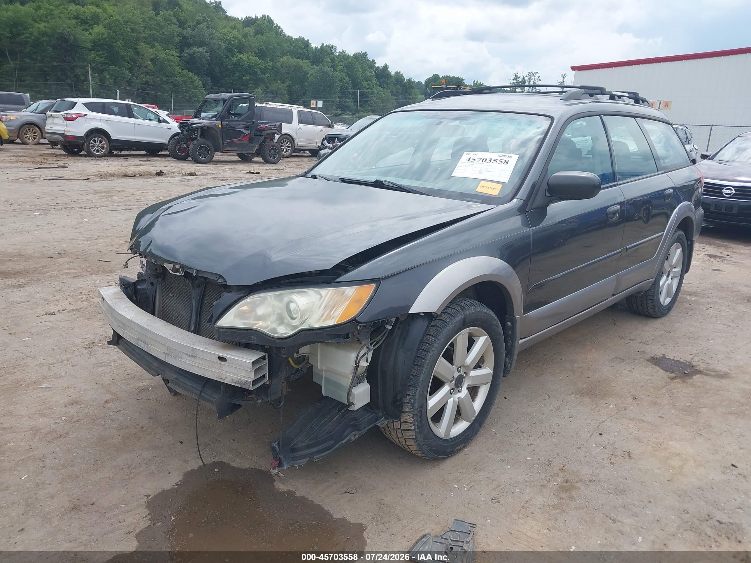 2009 Subaru Outback 2.5i Gray vin: 4S4BP61C397337729