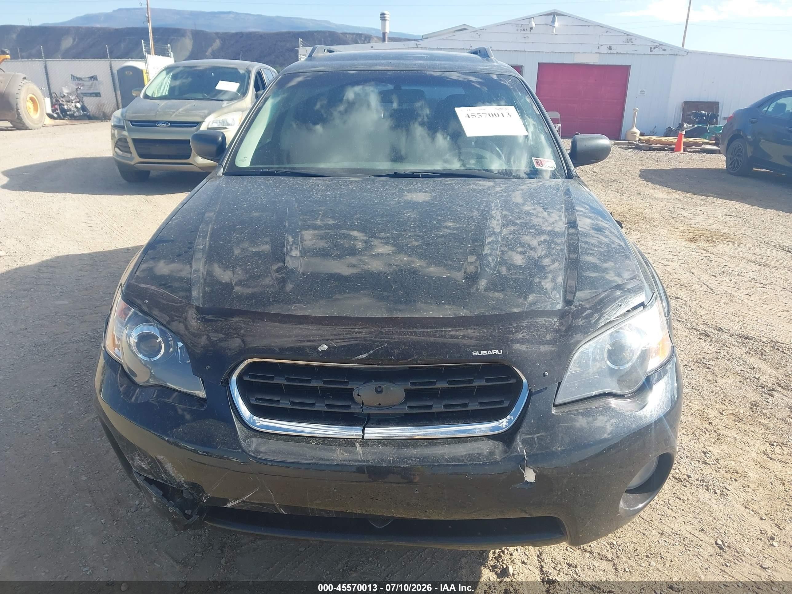 2005 Subaru Outback 2.5i Black vin: 4S4BP61C457352976