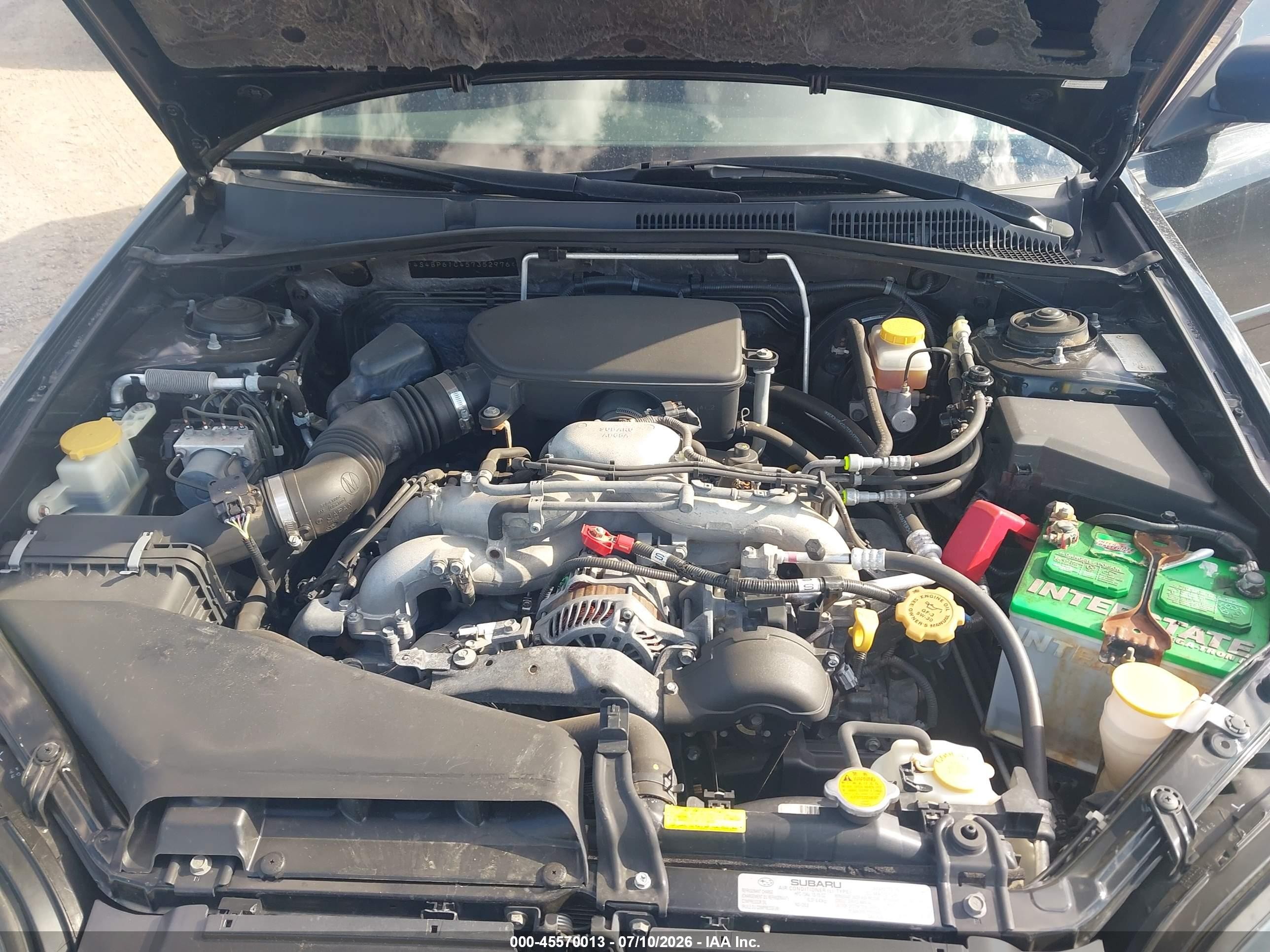 2005 Subaru Outback 2.5i Black vin: 4S4BP61C457352976