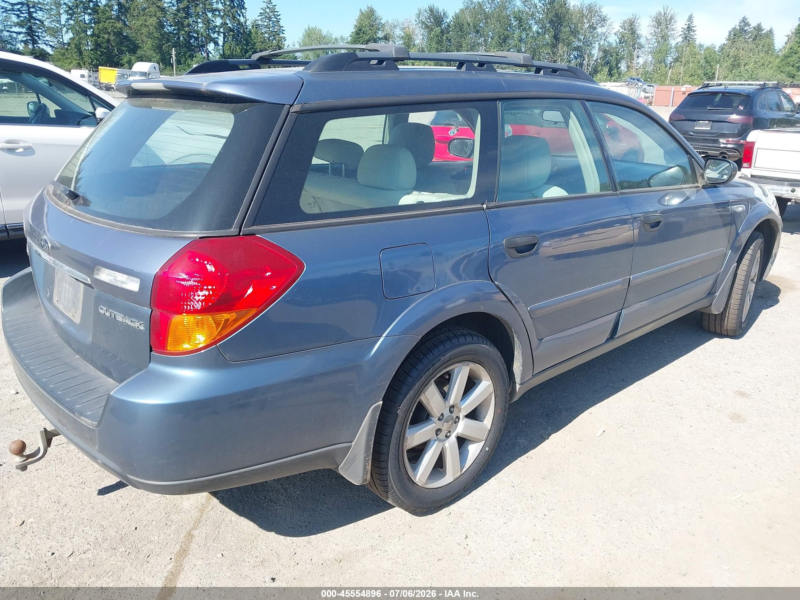 2006 Subaru Outback 2.5i Синий vin: 4S4BP61C467336665